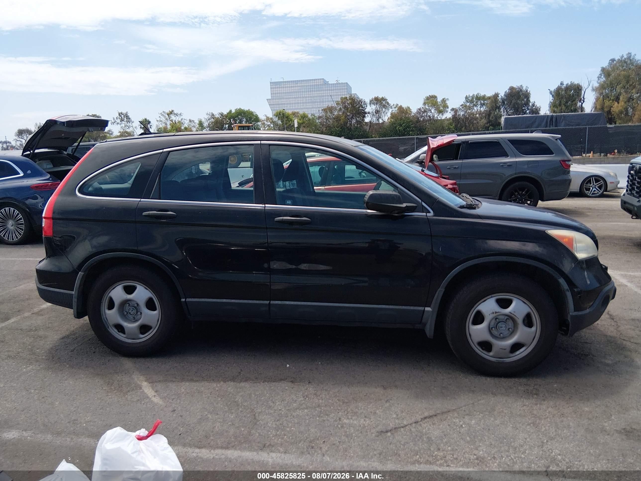 2009 Honda Cr-v Lx Black vin: 3CZRE38349G708408