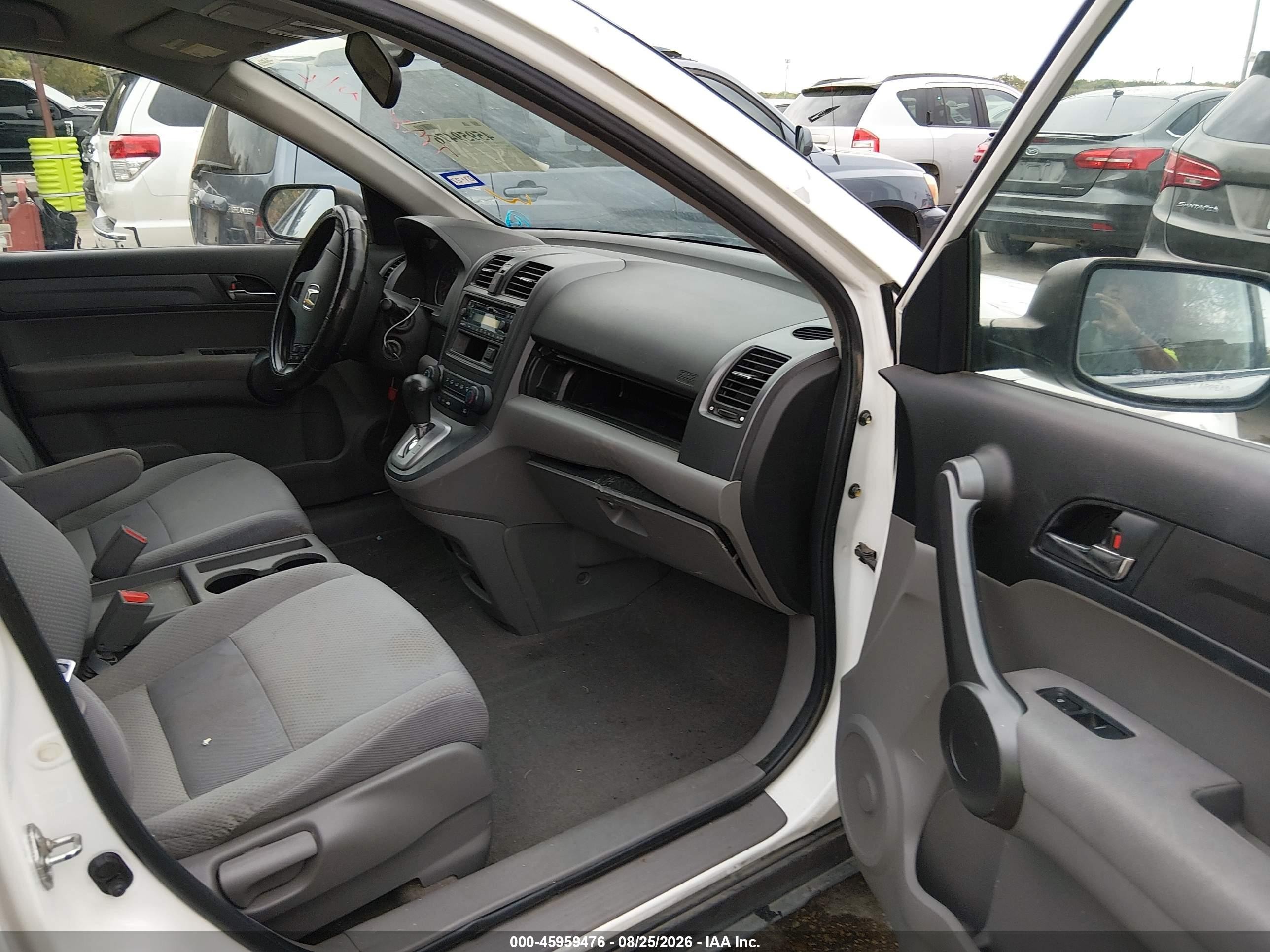2008 Honda Cr-v Lx White vin: 3CZRE38358G701112