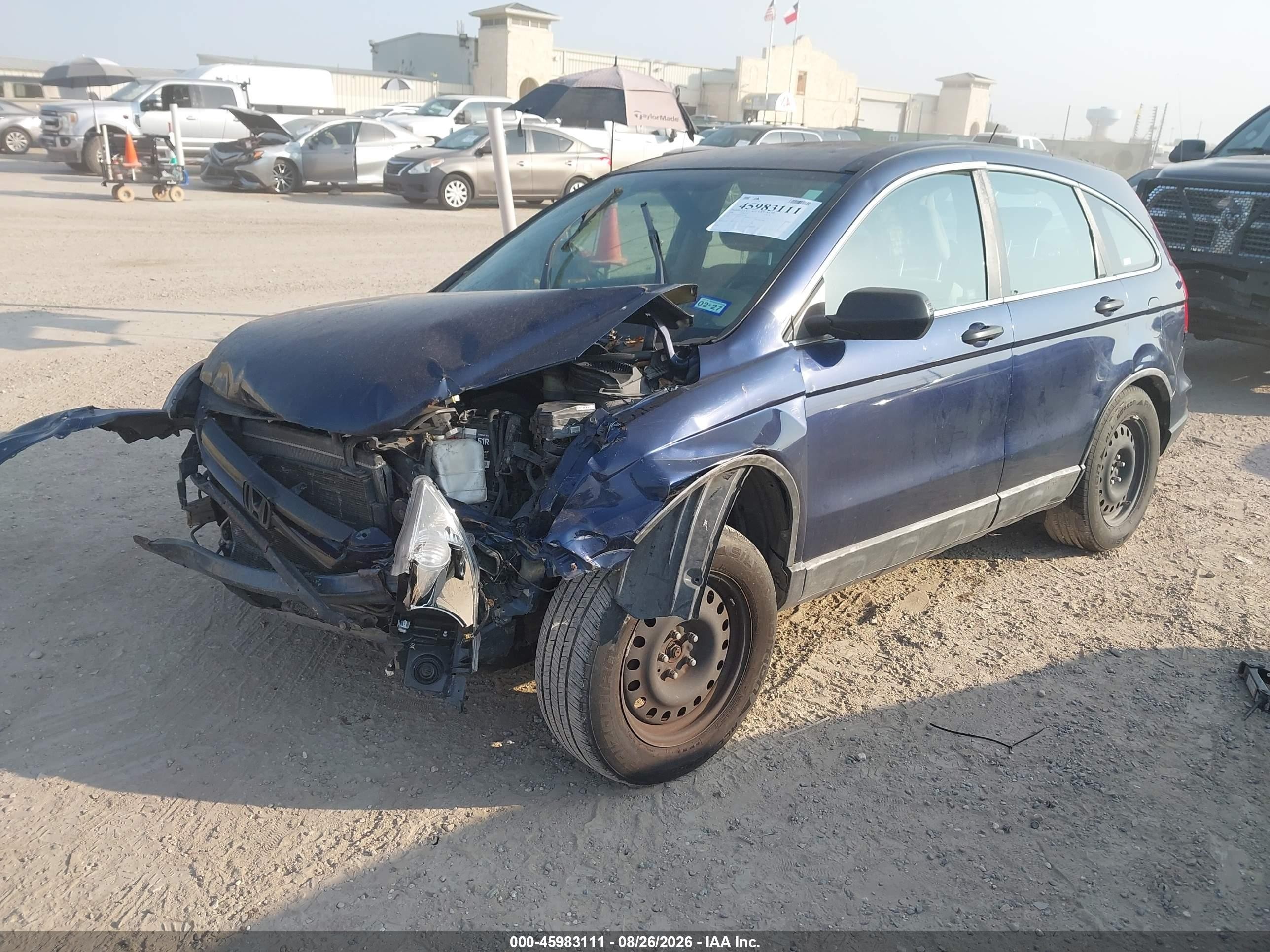 2008 Honda Cr-v Lx Синий vin: 3CZRE38358G702504