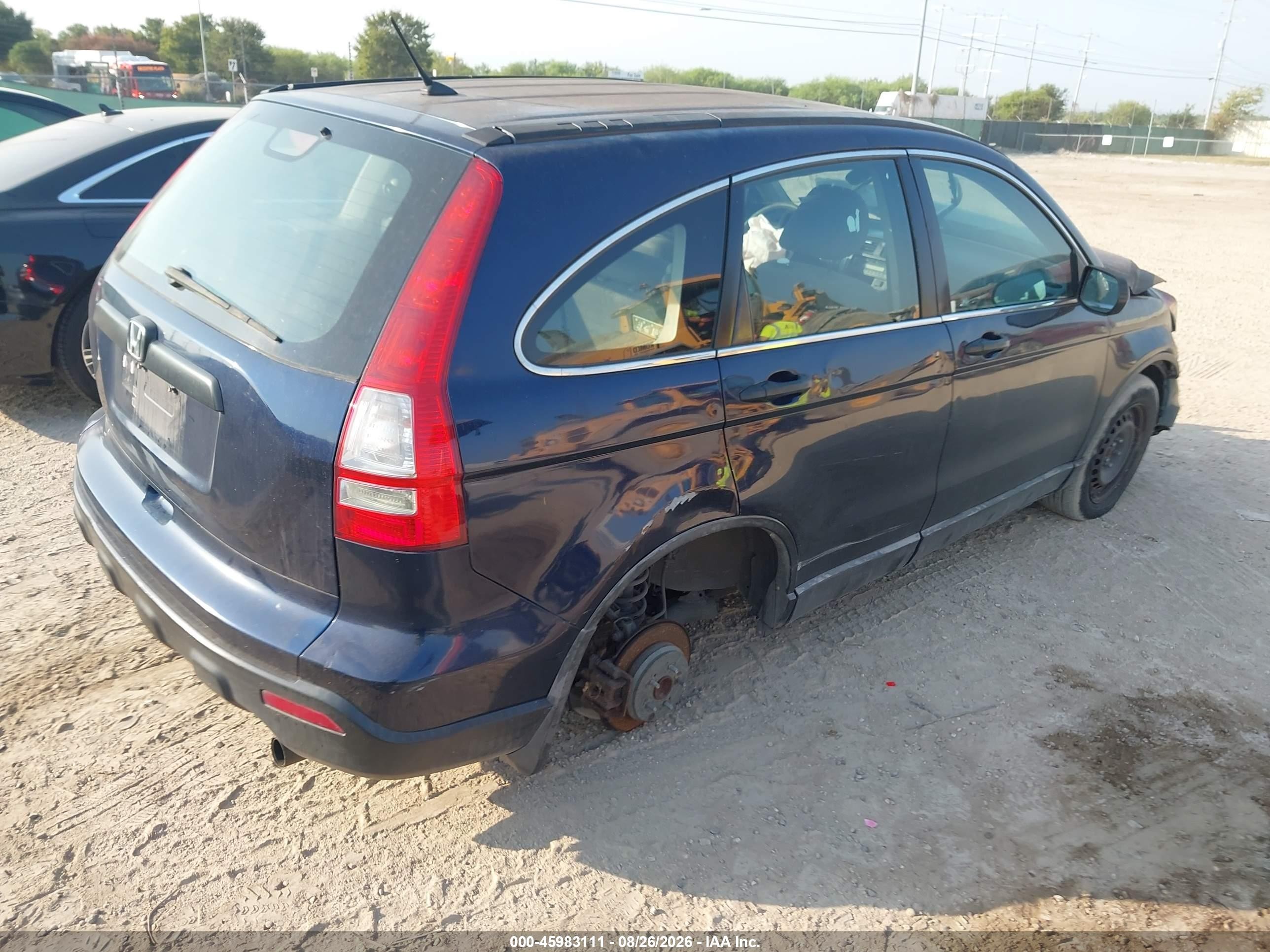 2008 Honda Cr-v Lx Синий vin: 3CZRE38358G702504