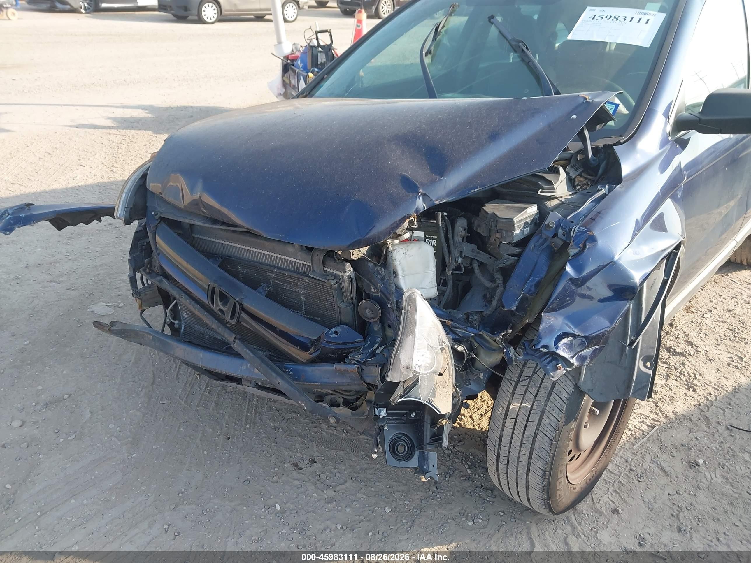 2008 Honda Cr-v Lx Синий vin: 3CZRE38358G702504