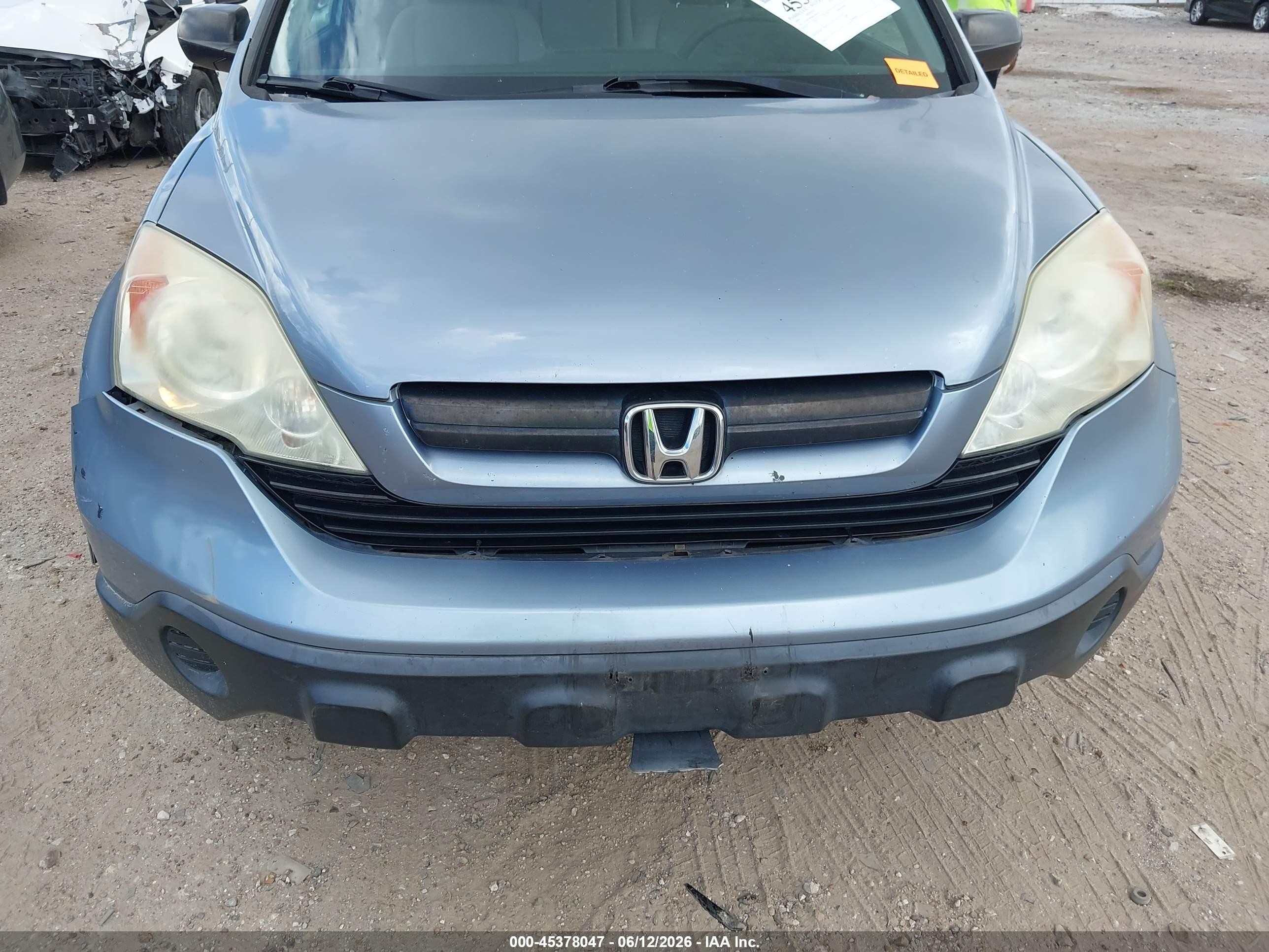 2009 Honda Cr-v Lx Blue vin: 3CZRE38359G704173