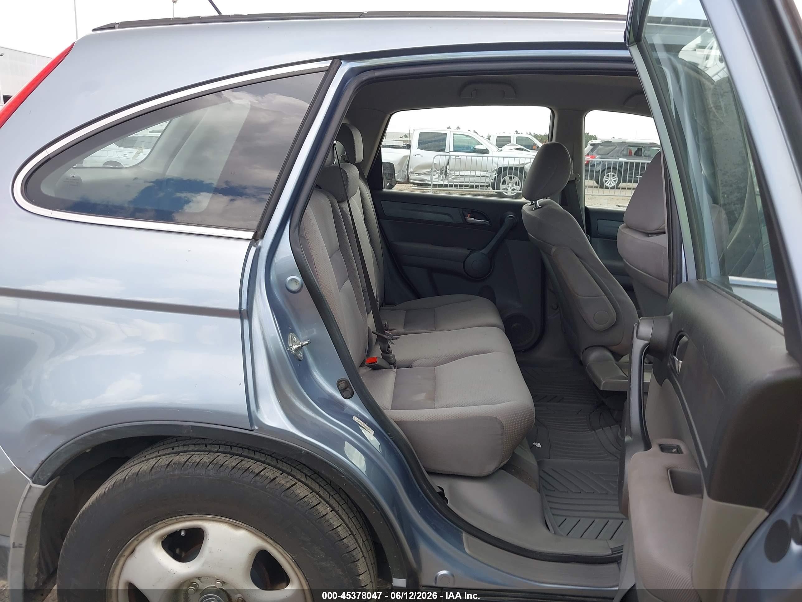 2009 Honda Cr-v Lx Blue vin: 3CZRE38359G704173
