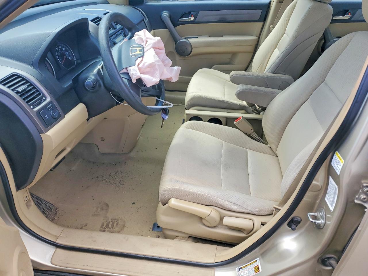 2009 Honda Cr-v Lx Tan vin: 3CZRE38359G706795
