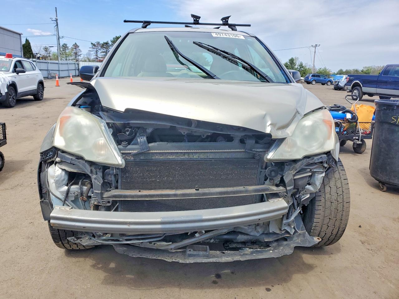 2009 Honda Cr-v Lx Tan vin: 3CZRE38359G706795