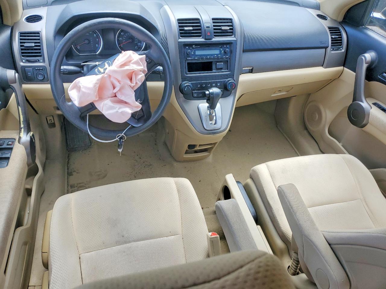 2009 Honda Cr-v Lx Tan vin: 3CZRE38359G706795