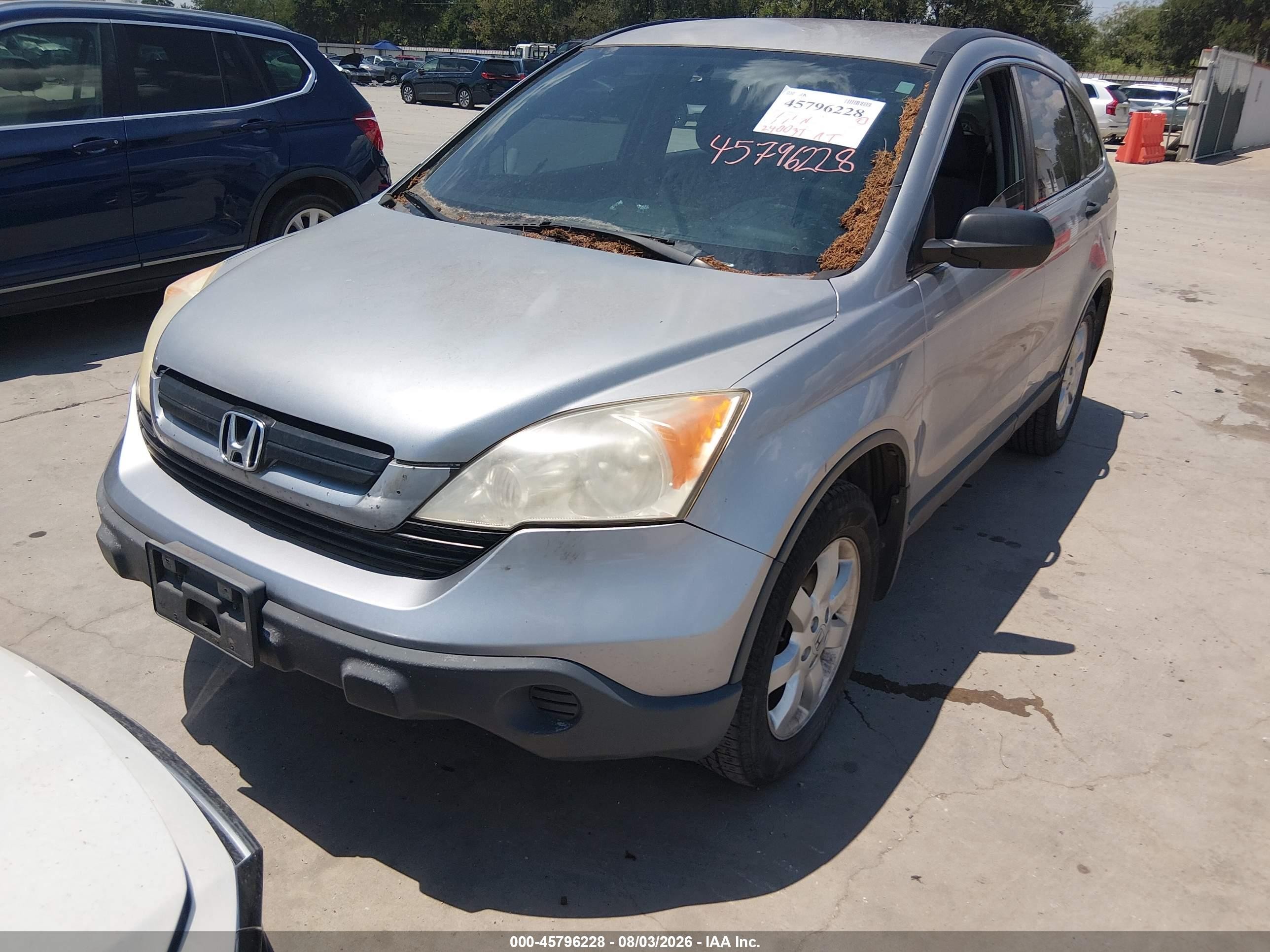 2008 Honda Cr-v Lx Silver vin: 3CZRE38368G702723