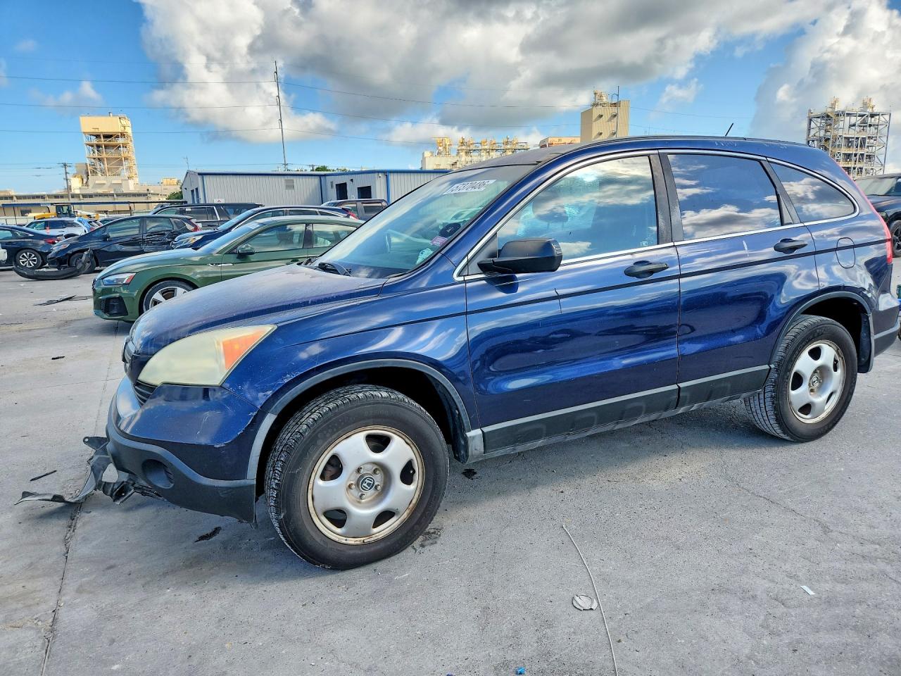 2008 Honda Cr-v Lx Синий vin: 3CZRE38368G705458