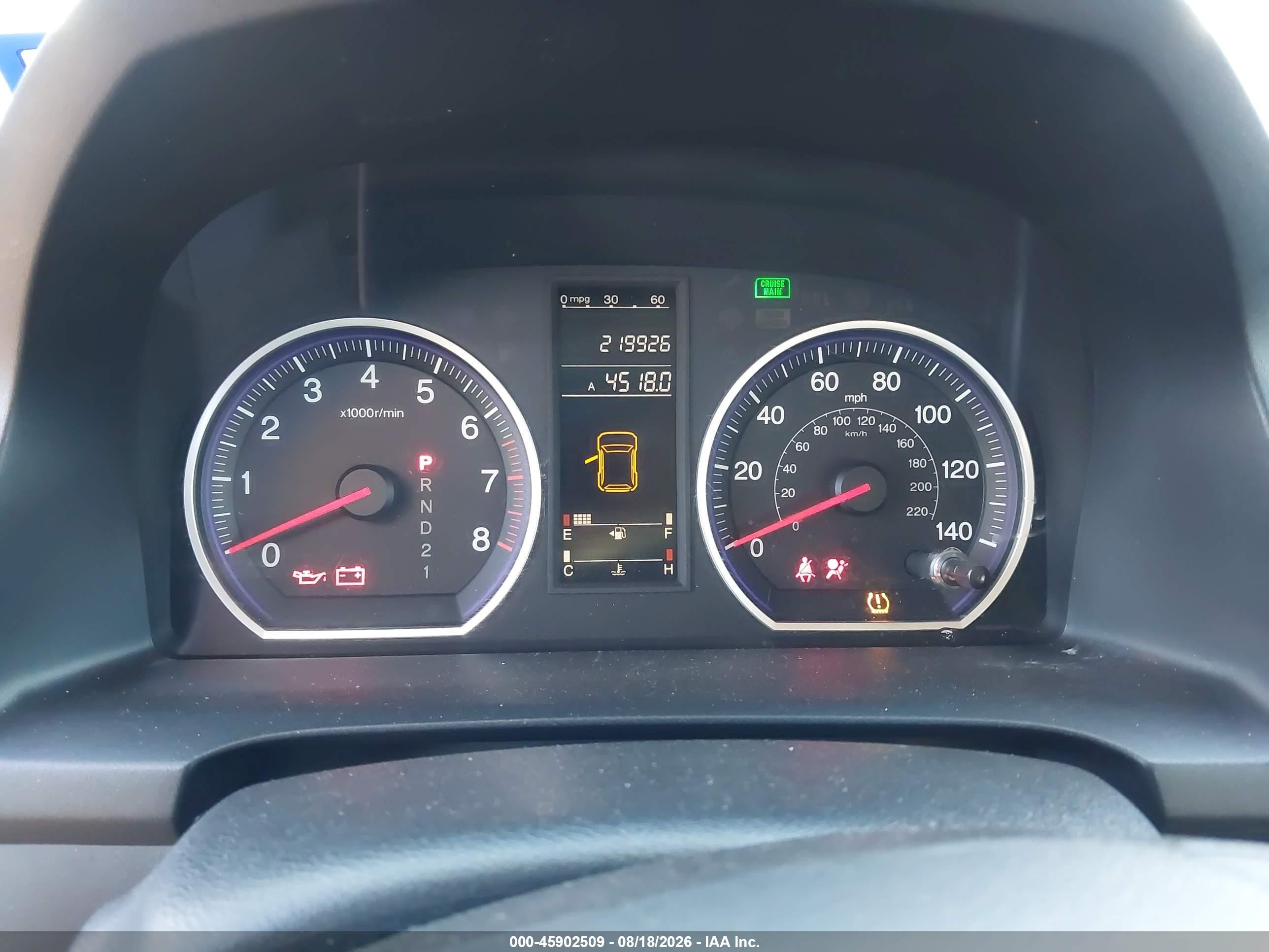 2009 Honda Cr-v Lx Blue vin: 3CZRE38369G703761