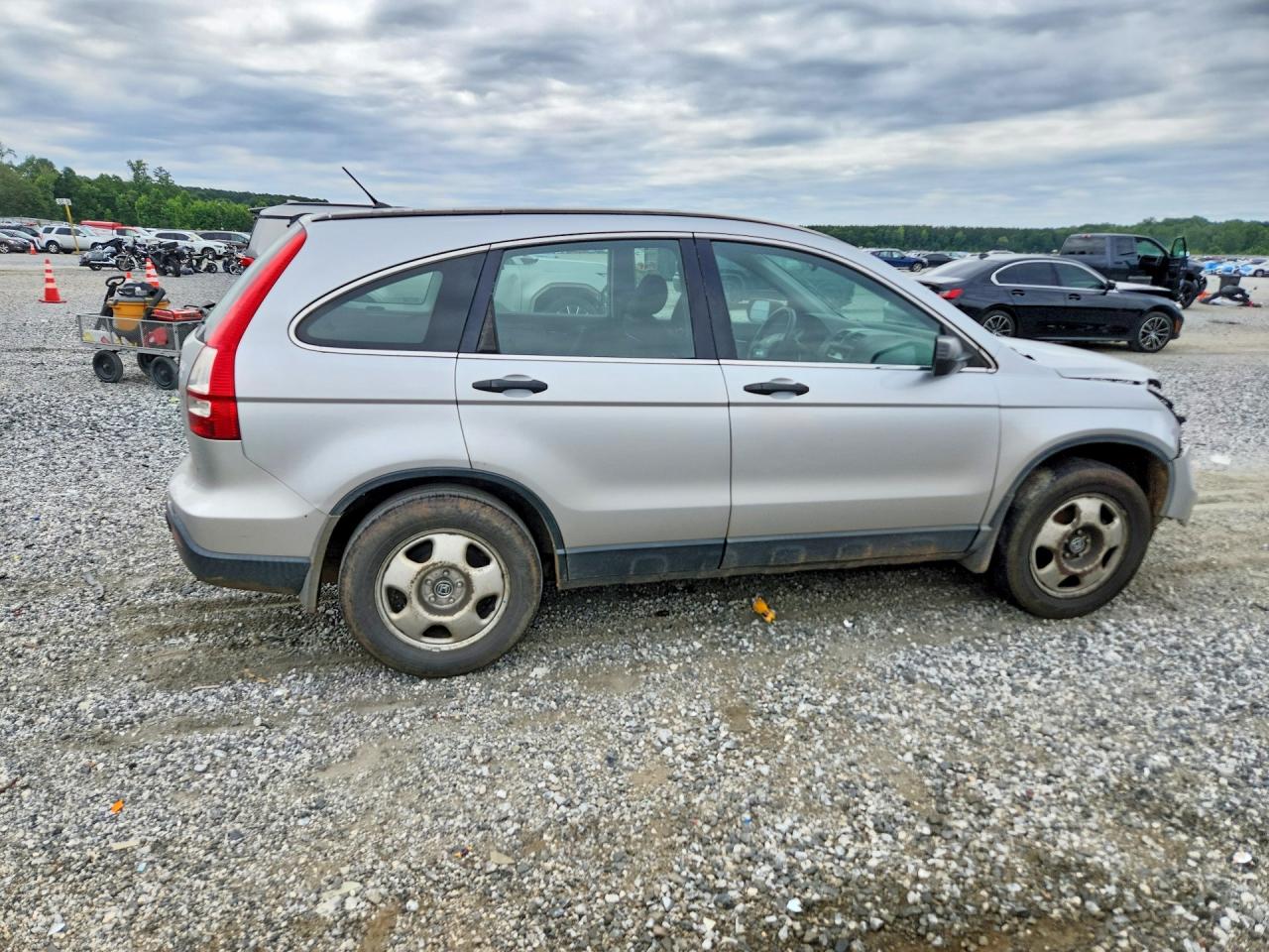 2009 Honda Cr-v Lx Silver vin: 3CZRE38369G709107