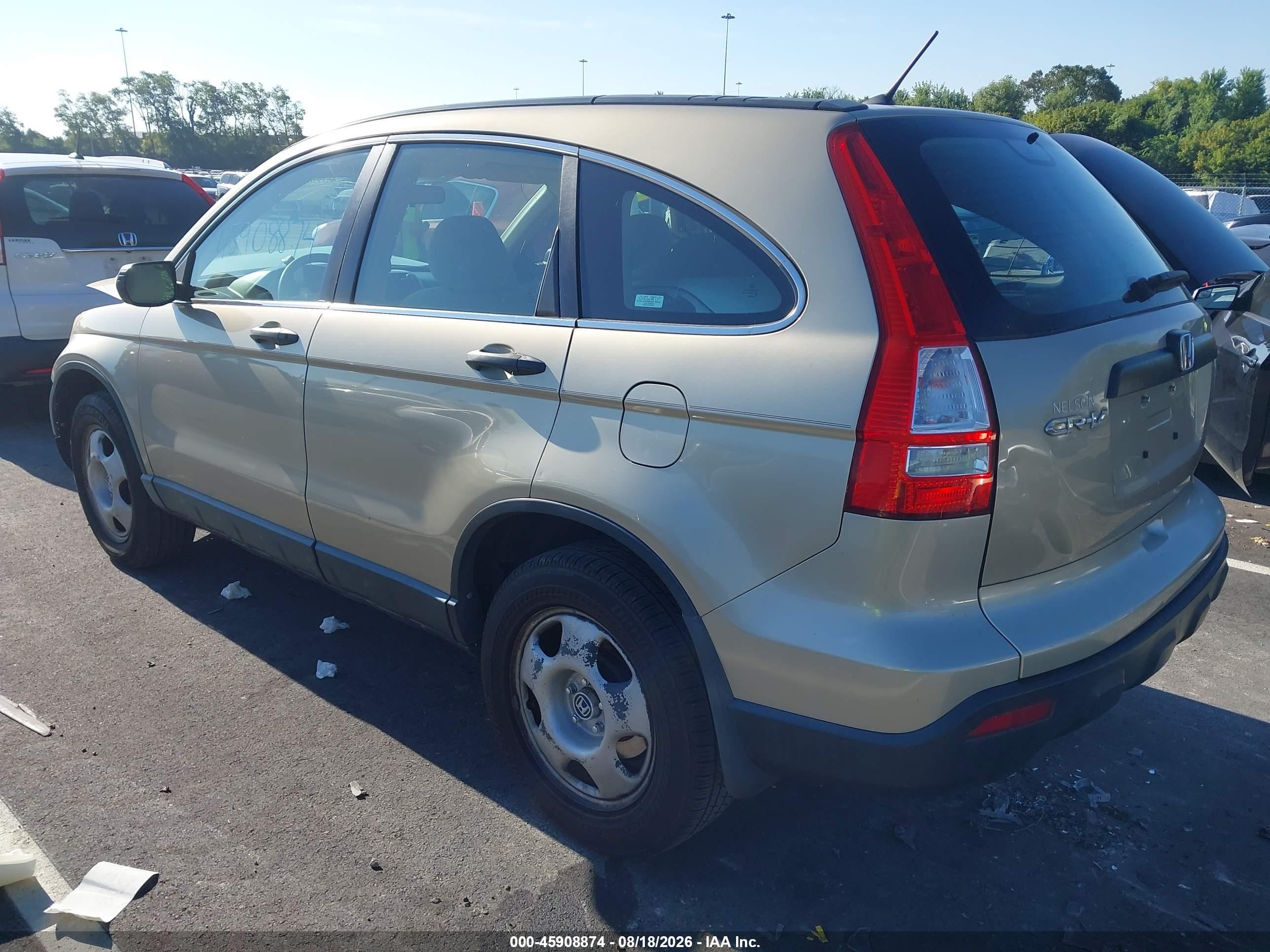 2008 Honda Cr-v Lx Золотой vin: 3CZRE38378G709440
