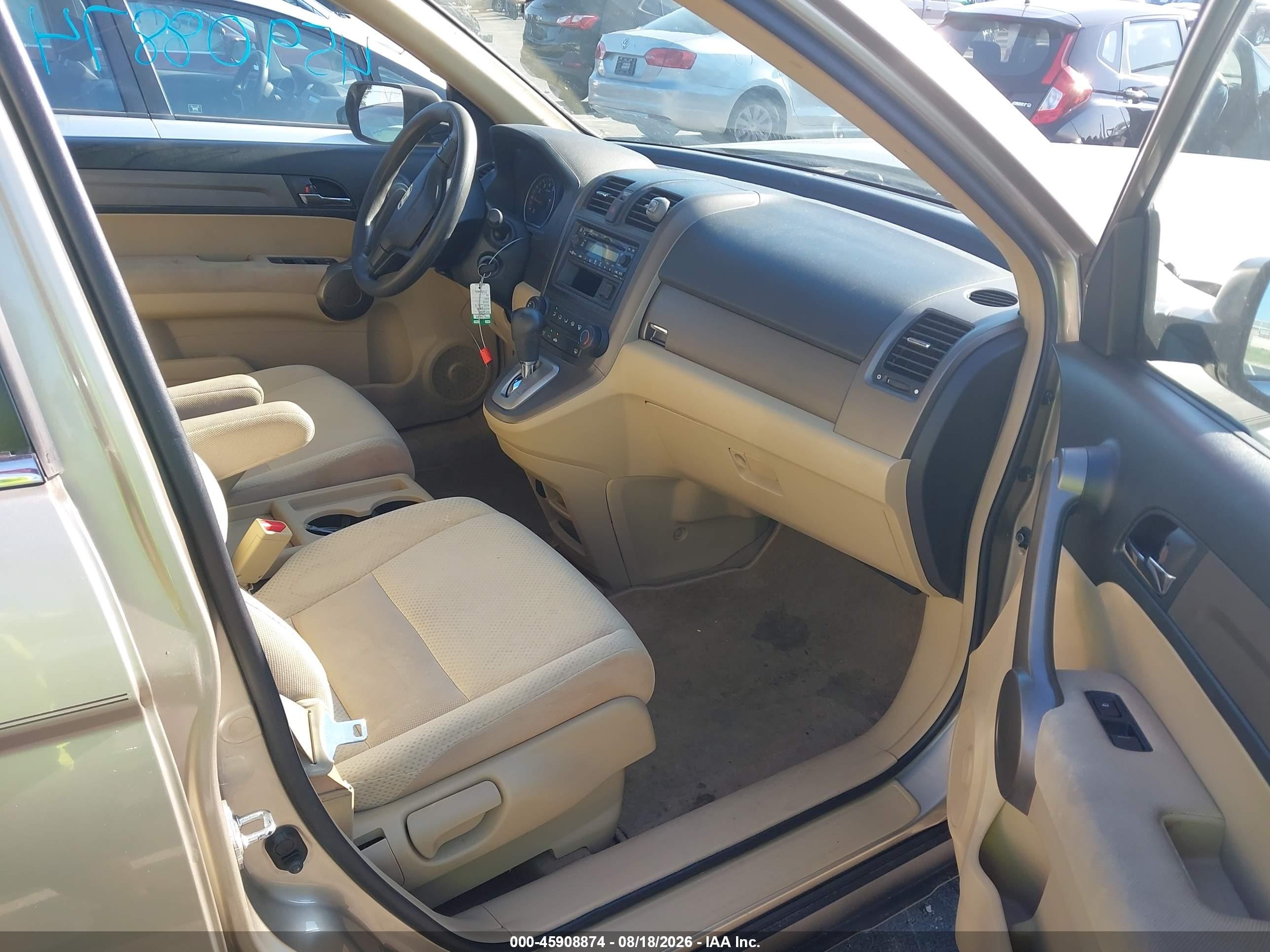 2008 Honda Cr-v Lx Золотой vin: 3CZRE38378G709440
