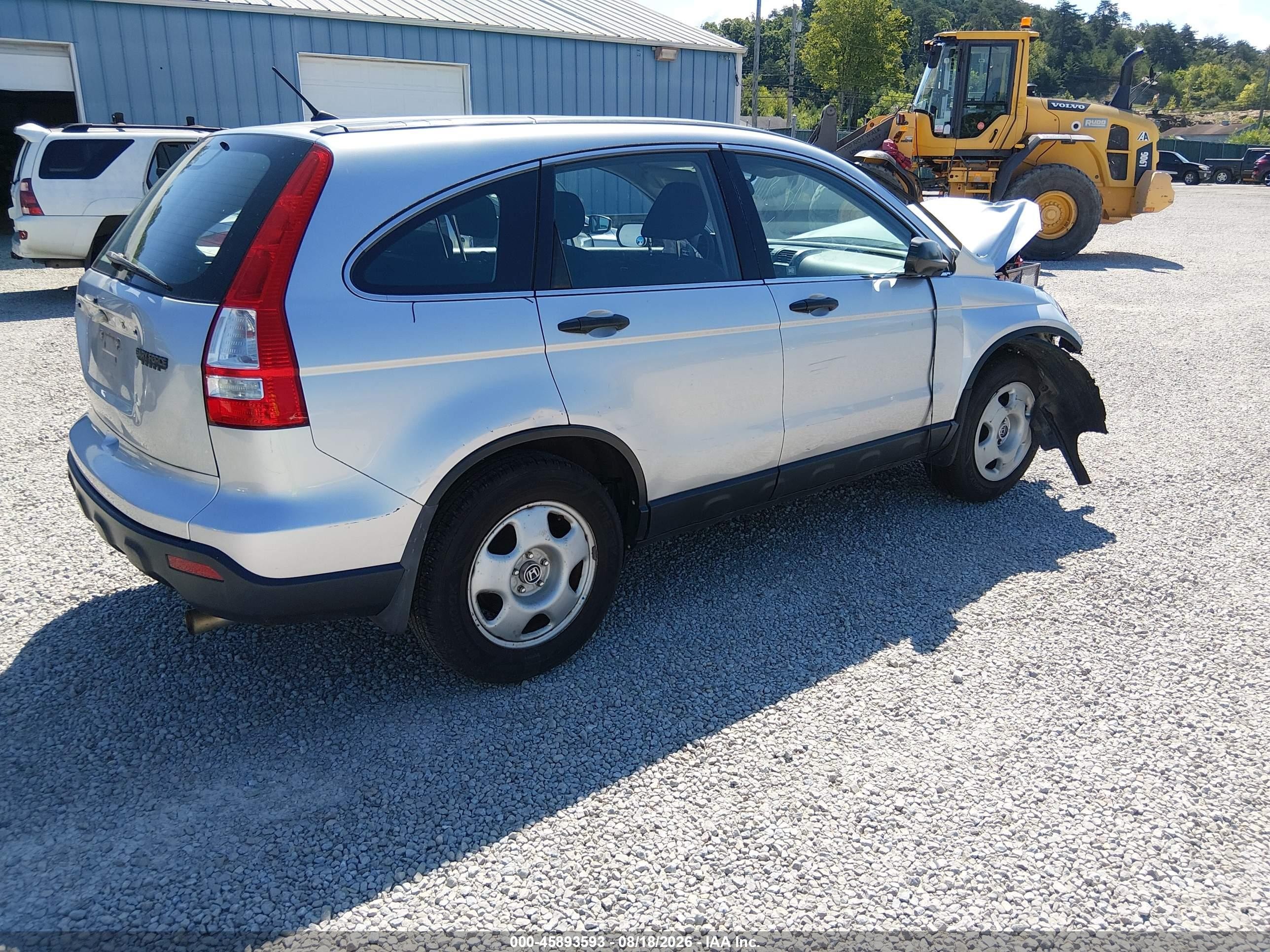 2009 Honda Cr-v Lx Silver vin: 3CZRE38379G703798