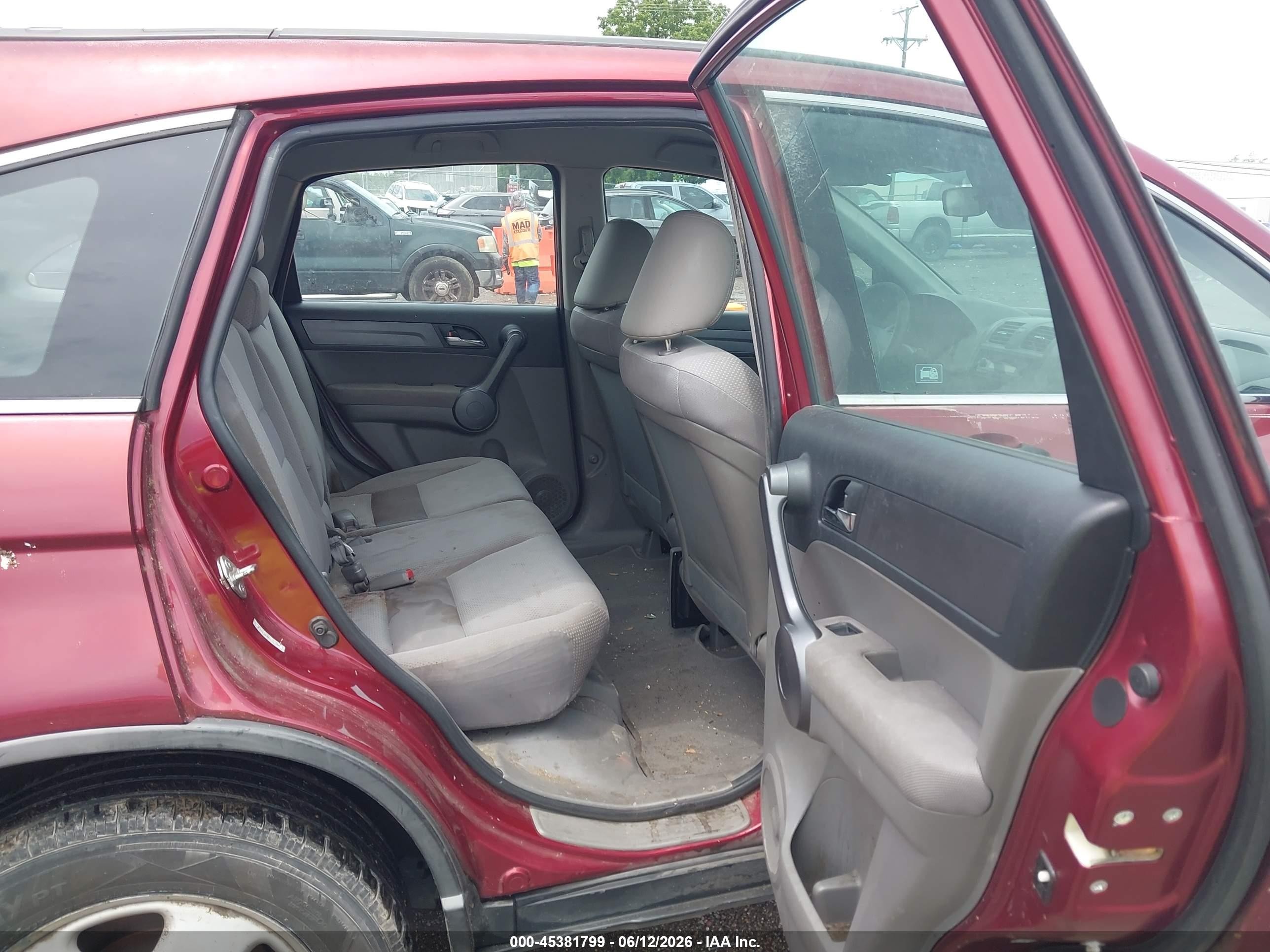 2008 Honda Cr-v Lx Red vin: 3CZRE38388G702898
