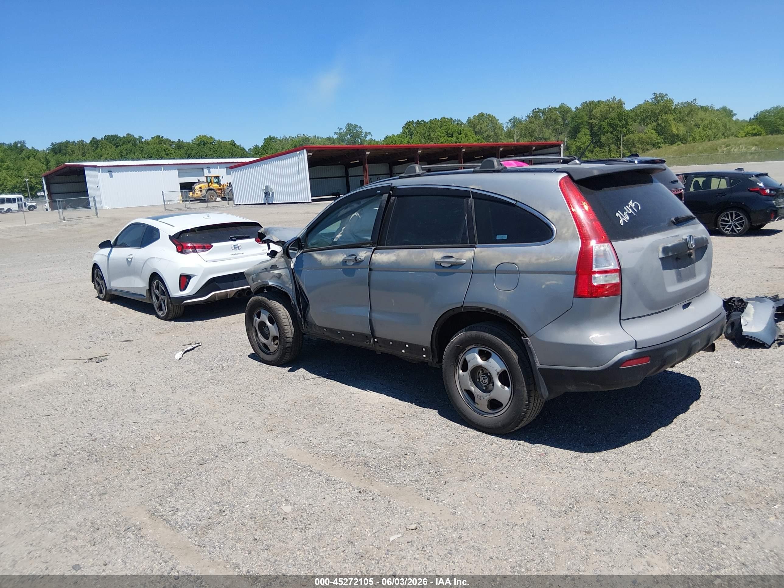 2008 Honda Cr-v Lx Blue vin: 3CZRE38388G703517