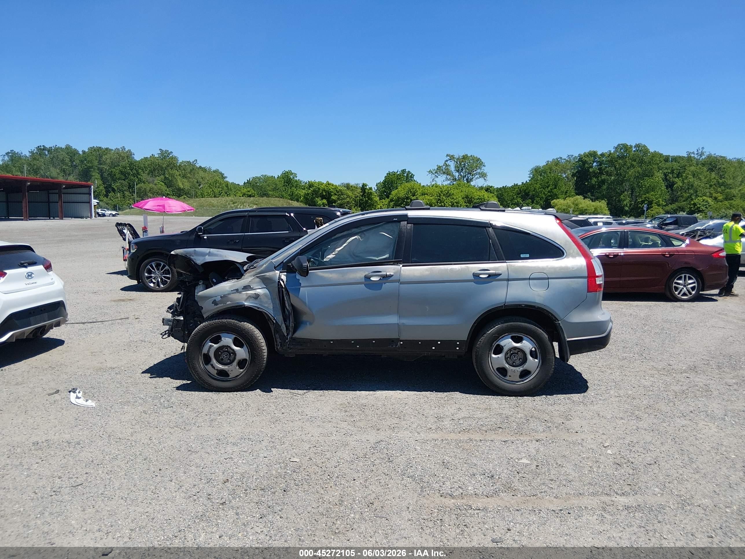 2008 Honda Cr-v Lx Blue vin: 3CZRE38388G703517