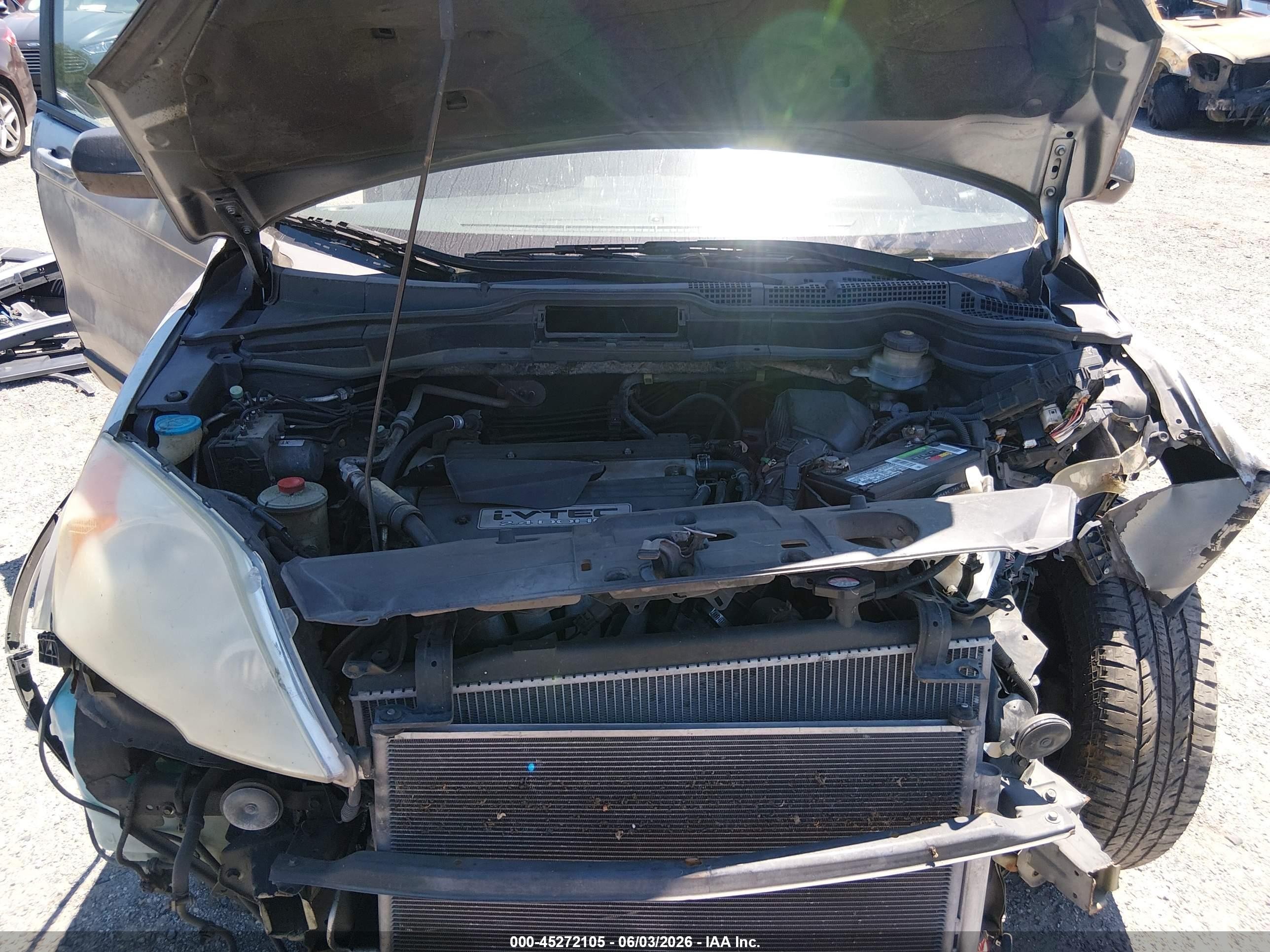 2008 Honda Cr-v Lx Blue vin: 3CZRE38388G703517