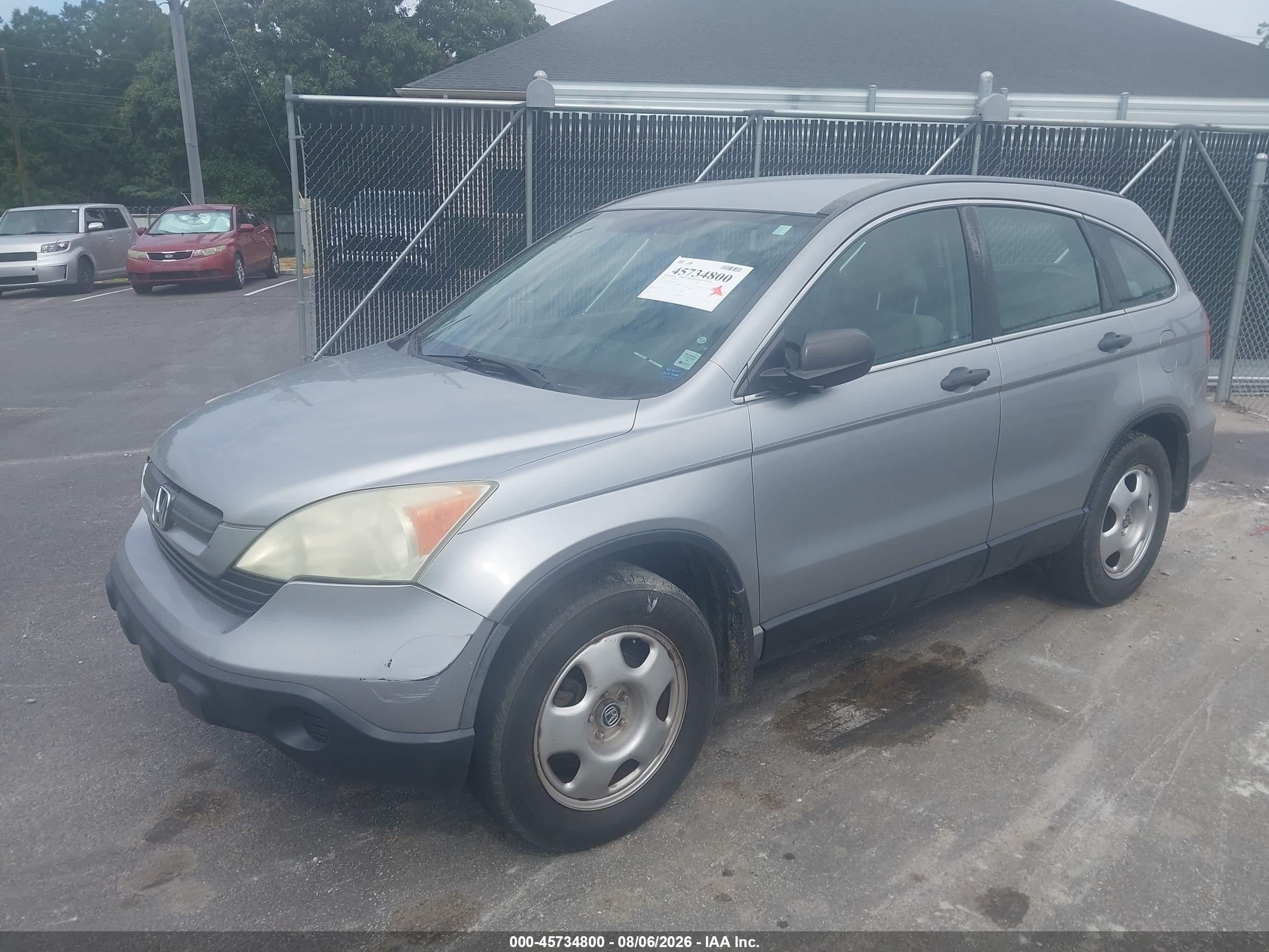2008 Honda Cr-v Lx Silver vin: 3CZRE38388G704876