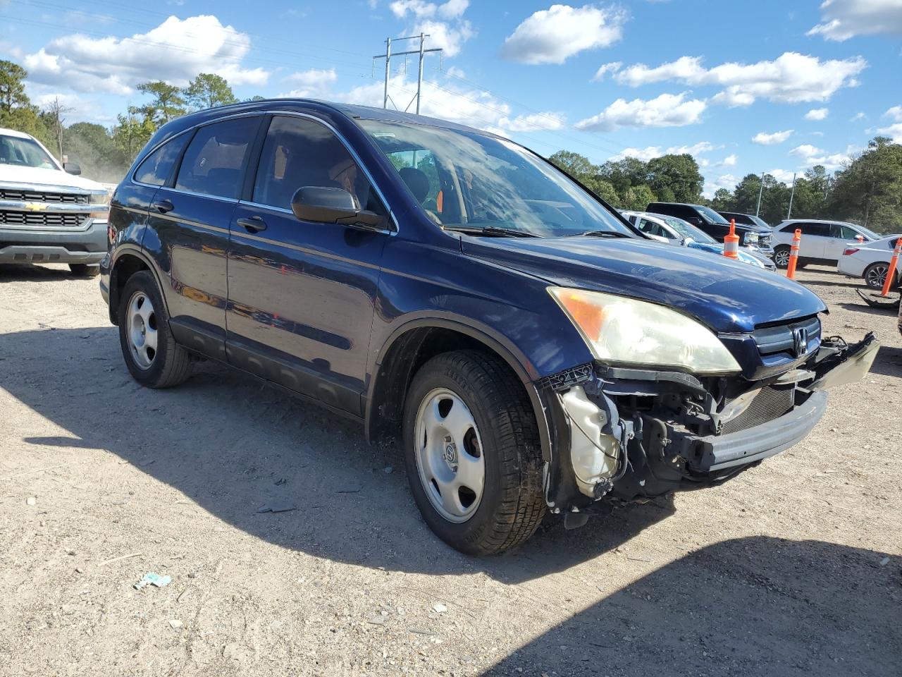 2008 Honda Cr-v Lx Blue vin: 3CZRE38388G710208