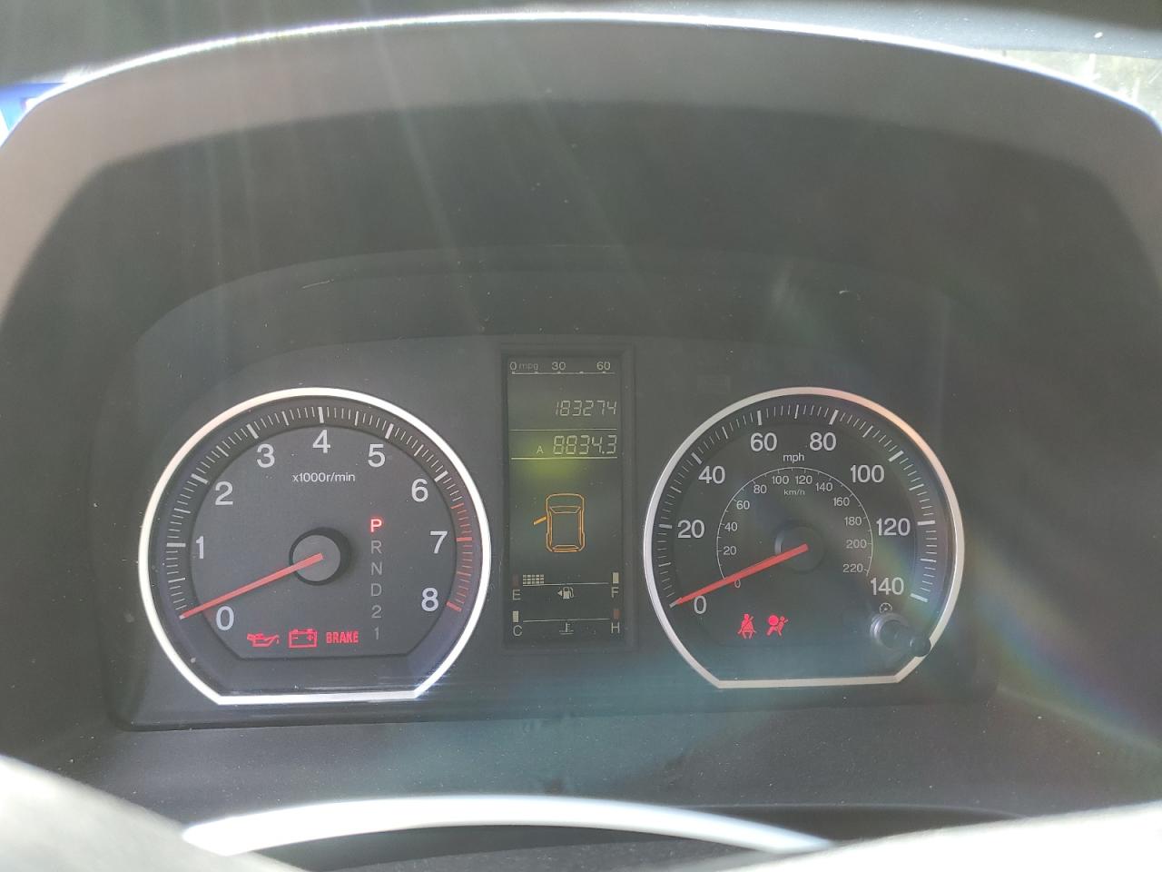 2008 Honda Cr-v Lx Blue vin: 3CZRE38388G710208