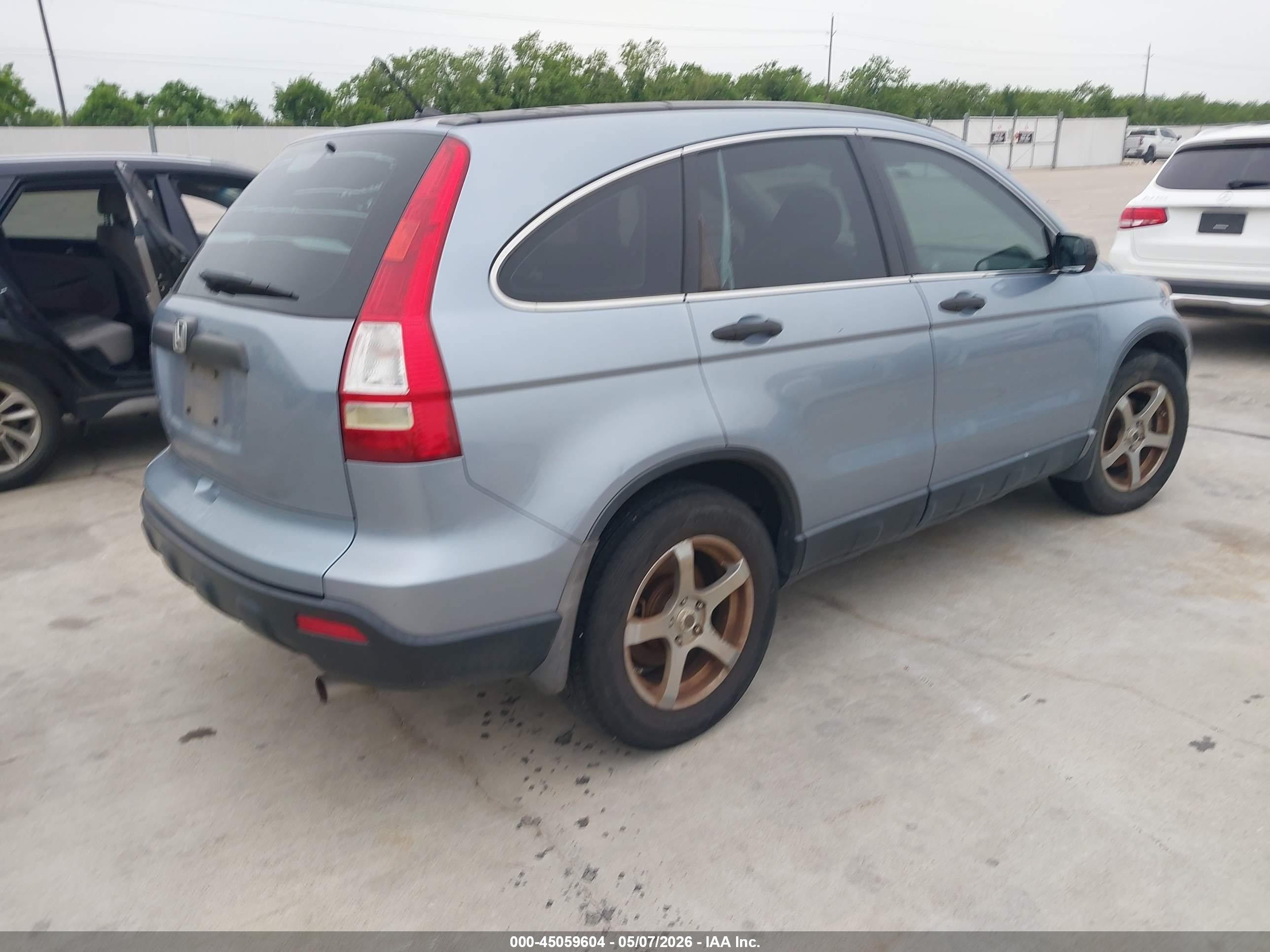 2008 Honda Cr-v Lx Light Blue vin: 3CZRE38398G704689