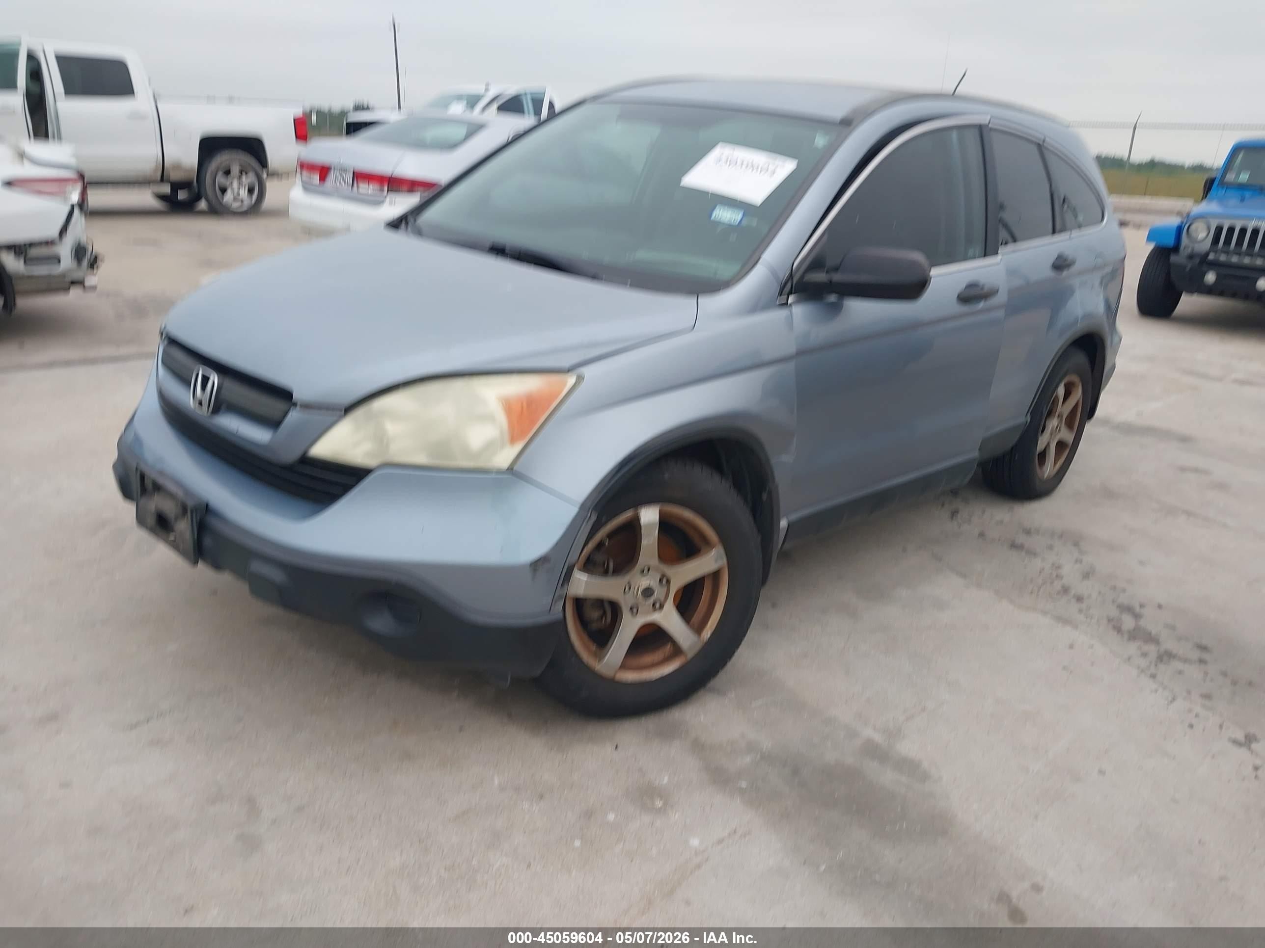 2008 Honda Cr-v Lx Light Blue vin: 3CZRE38398G704689
