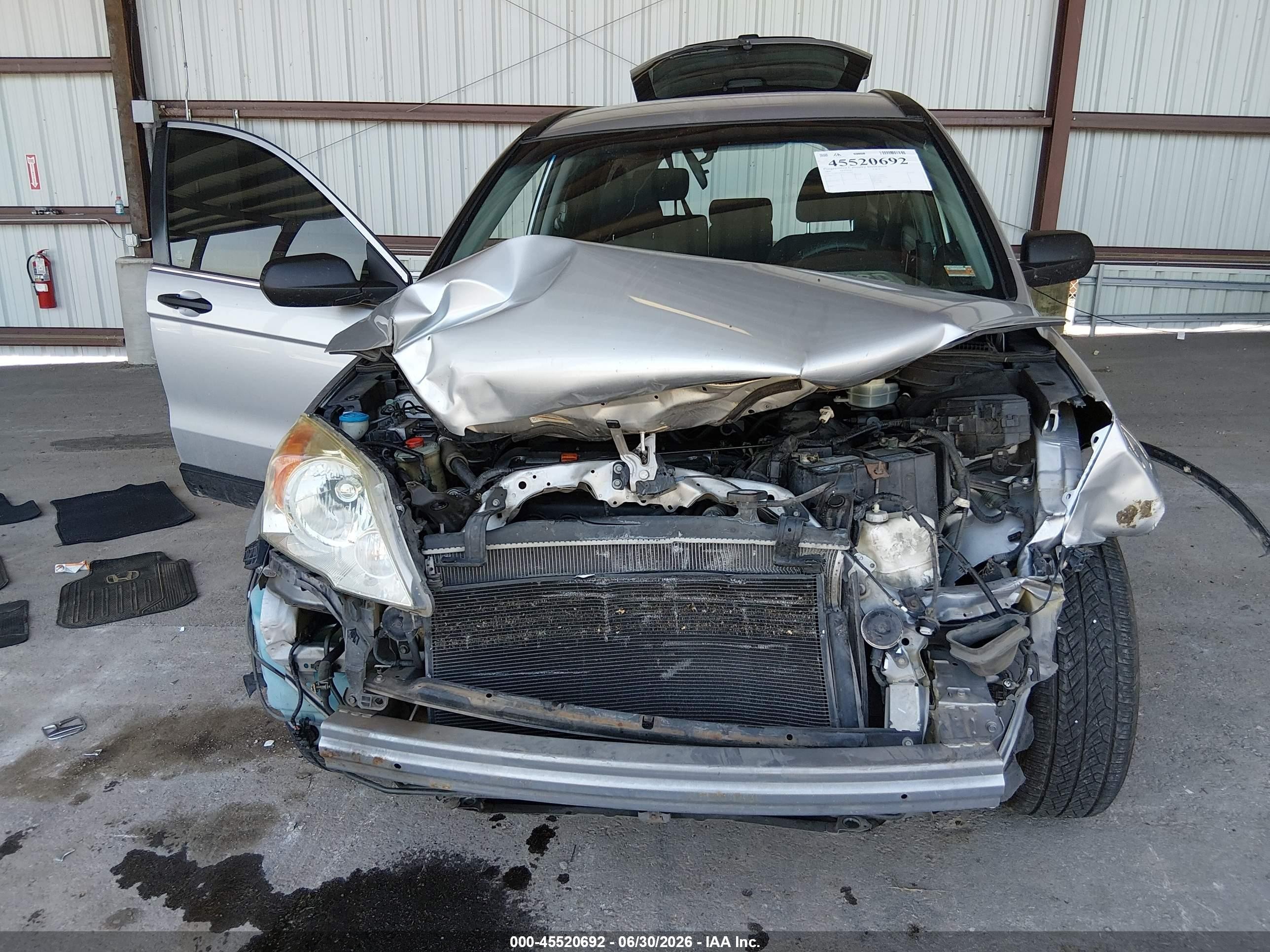 2009 Honda Cr-v Lx Silver vin: 3CZRE38399G700594