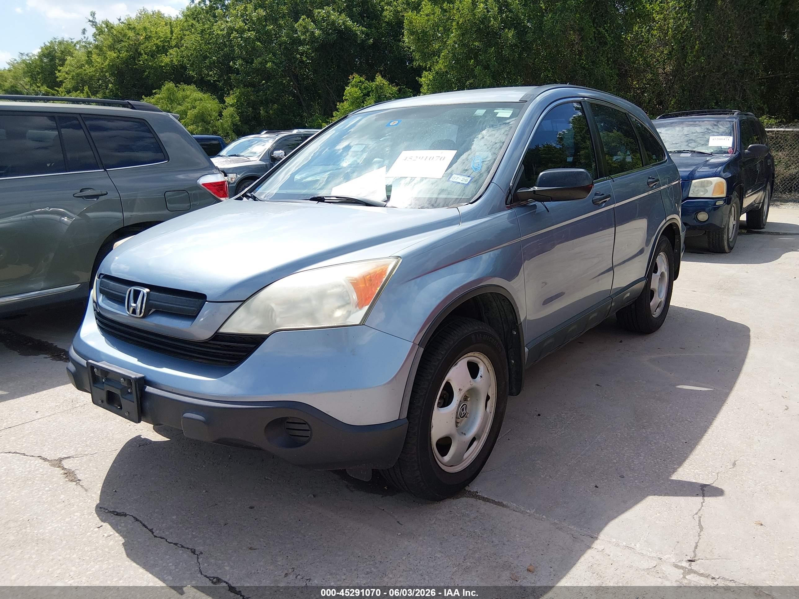 2009 Honda Cr-v Lx Синий vin: 3CZRE38399G701549