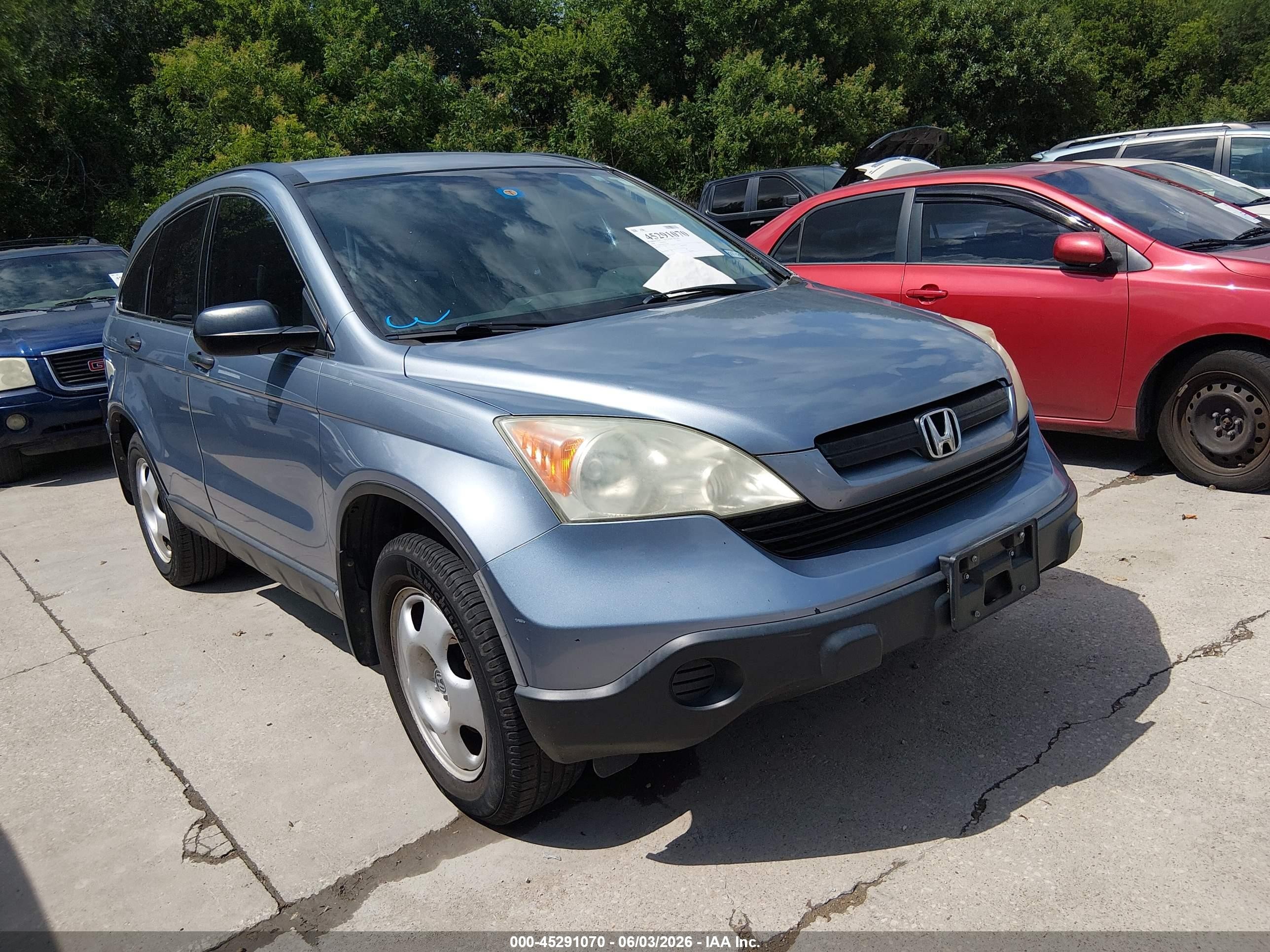 2009 Honda Cr-v Lx Синий vin: 3CZRE38399G701549