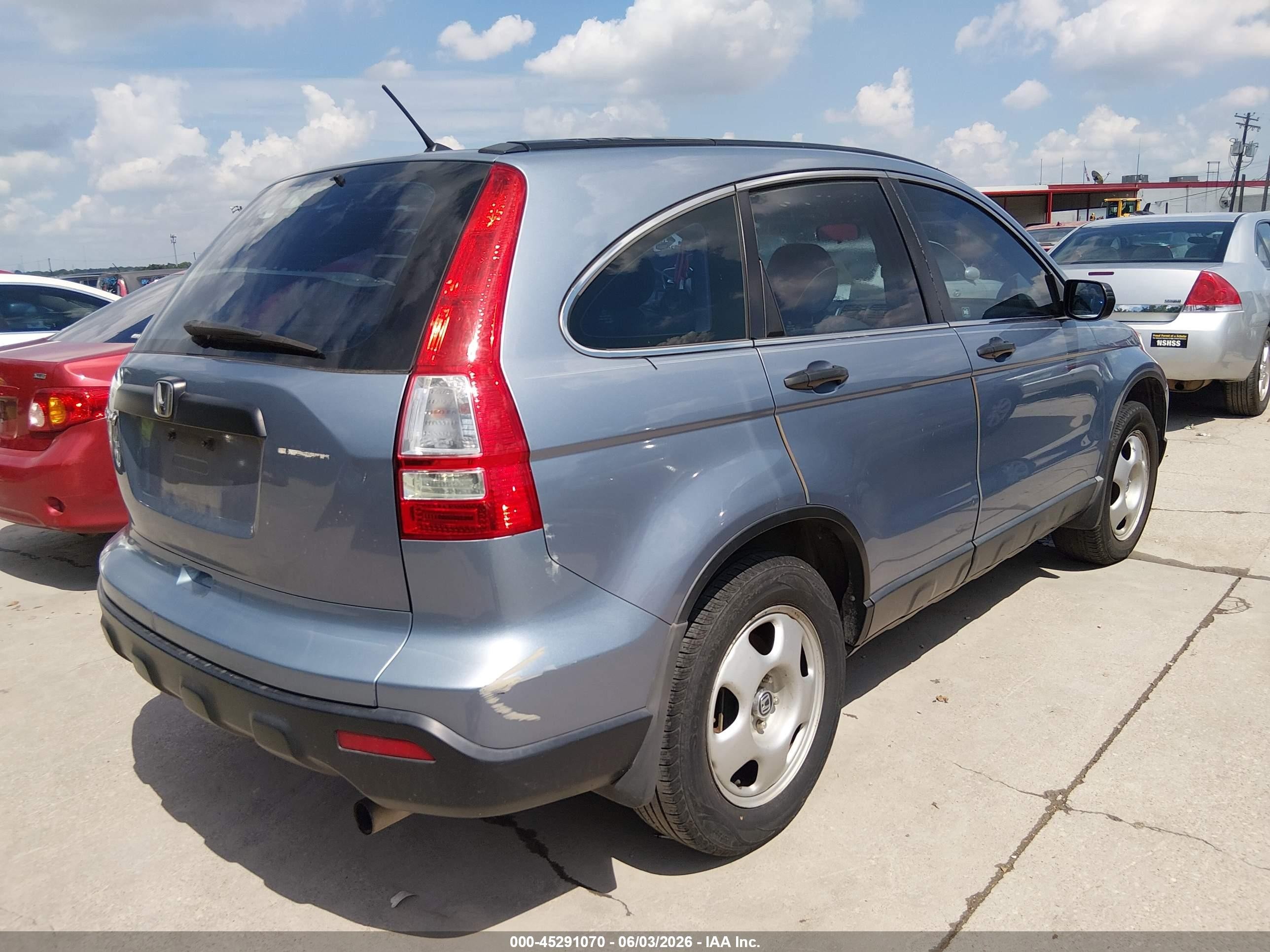 2009 Honda Cr-v Lx Синий vin: 3CZRE38399G701549