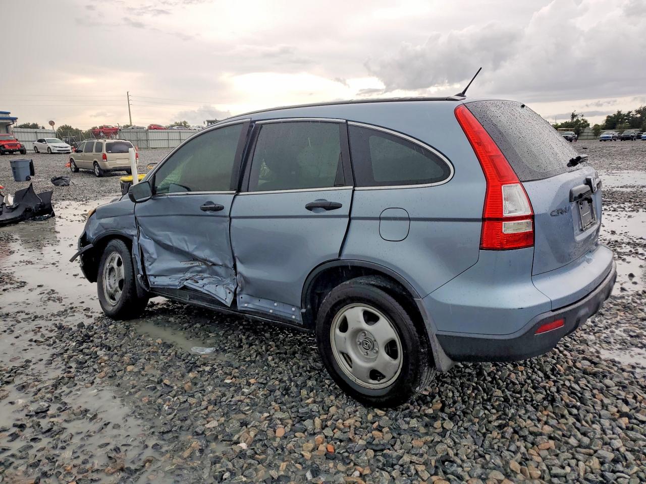 2008 Honda Cr-v Lx Blue vin: 3CZRE383X8G706421