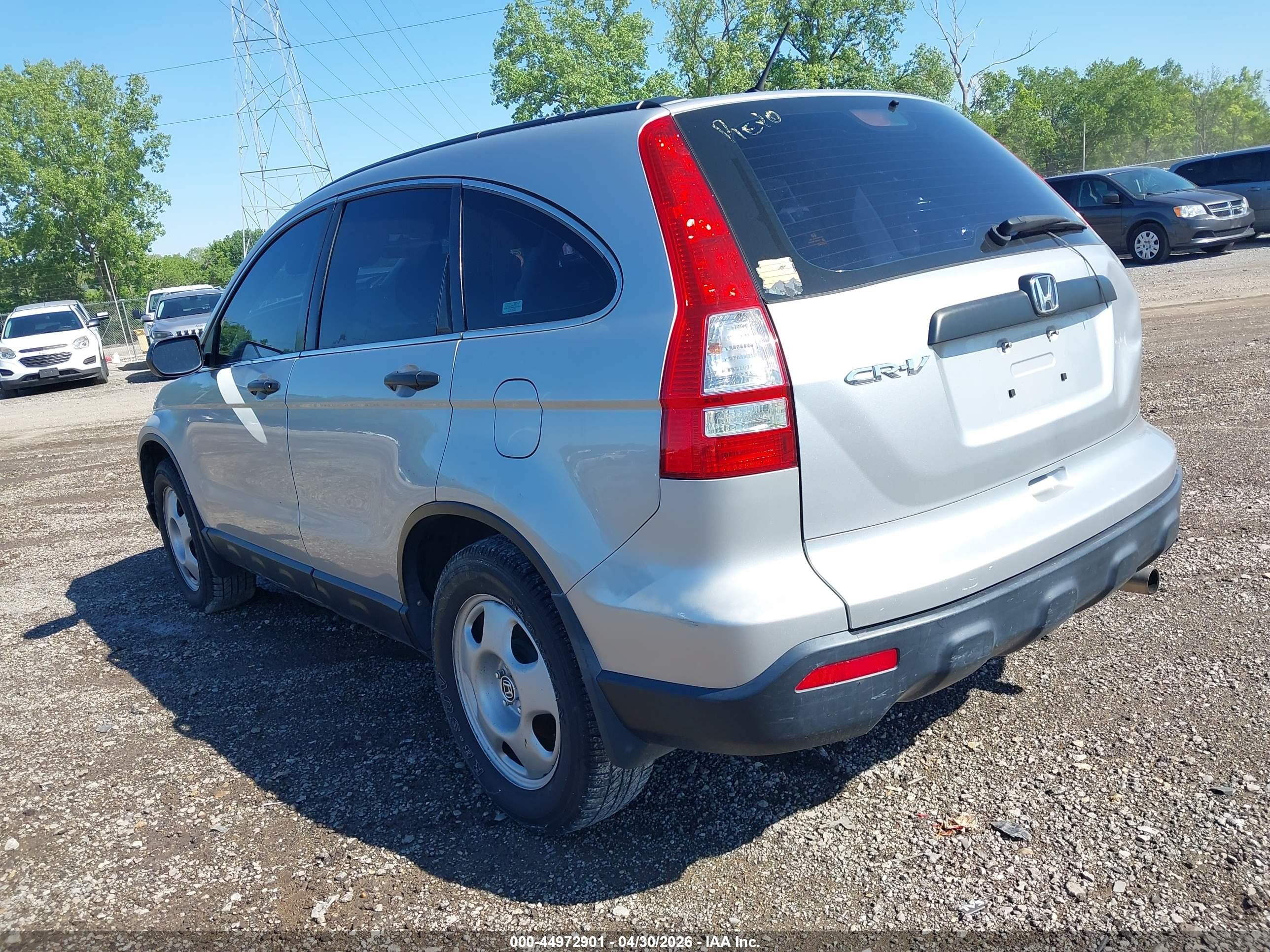 2009 Honda Cr-v Lx Silver vin: 3CZRE383X9G701933