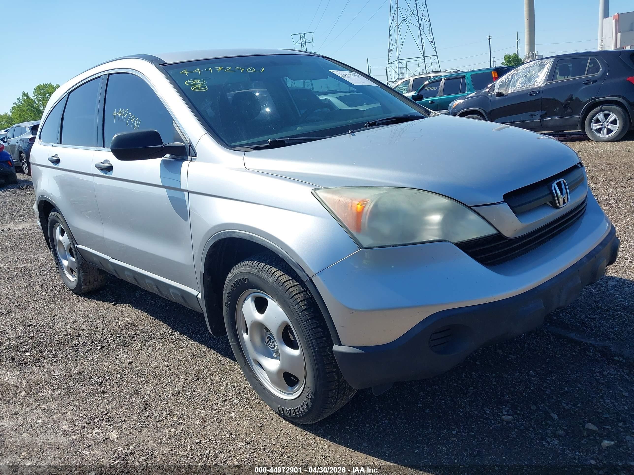 2009 Honda Cr-v Lx Silver vin: 3CZRE383X9G701933