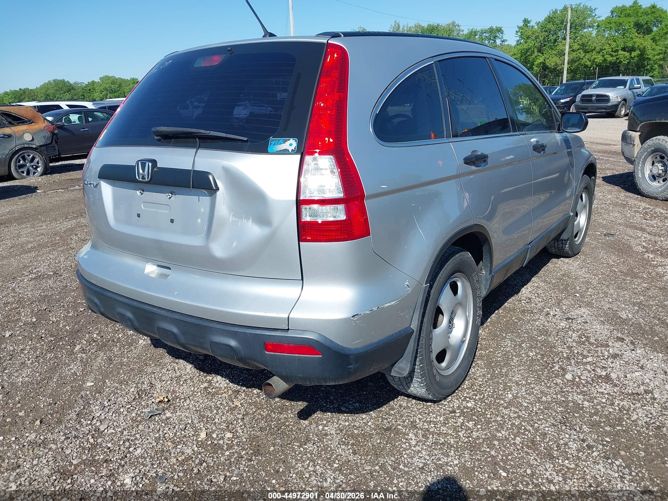 2009 Honda Cr-v Lx Silver vin: 3CZRE383X9G701933