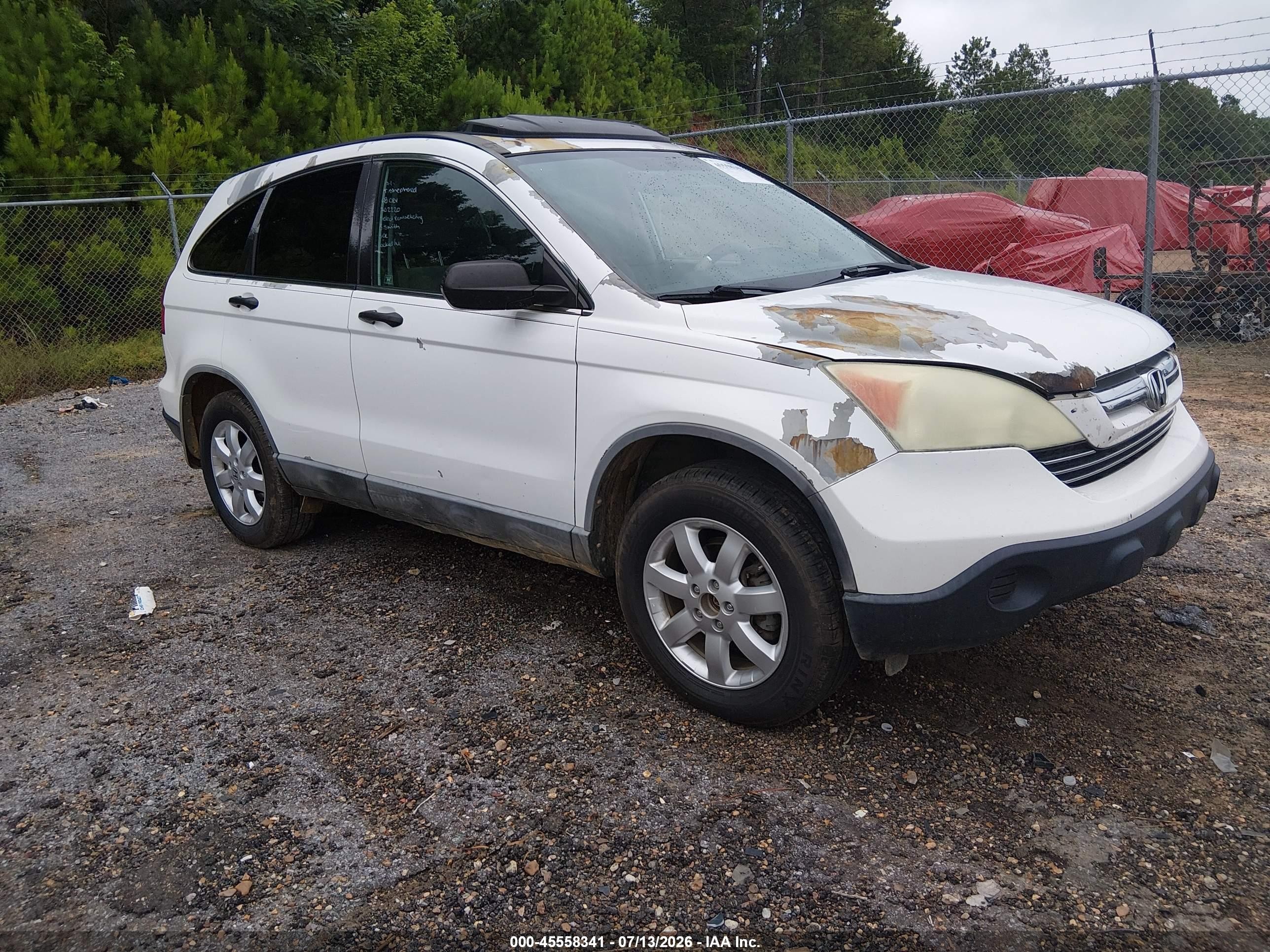 2008 Honda Cr-v Ex White vin: 3CZRE38508G702220