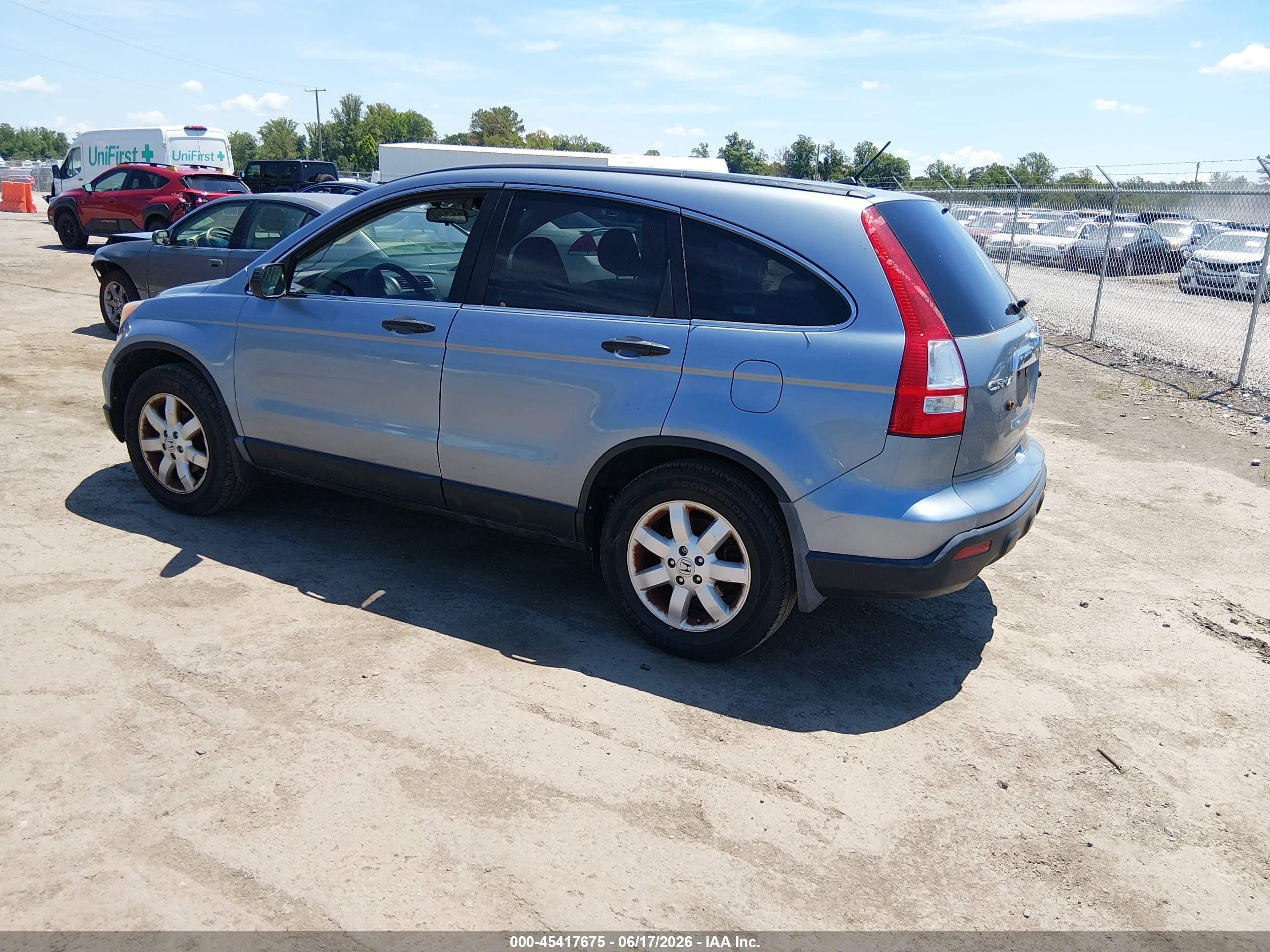 2009 Honda Cr-v Ex Light Blue vin: 3CZRE38509G700310