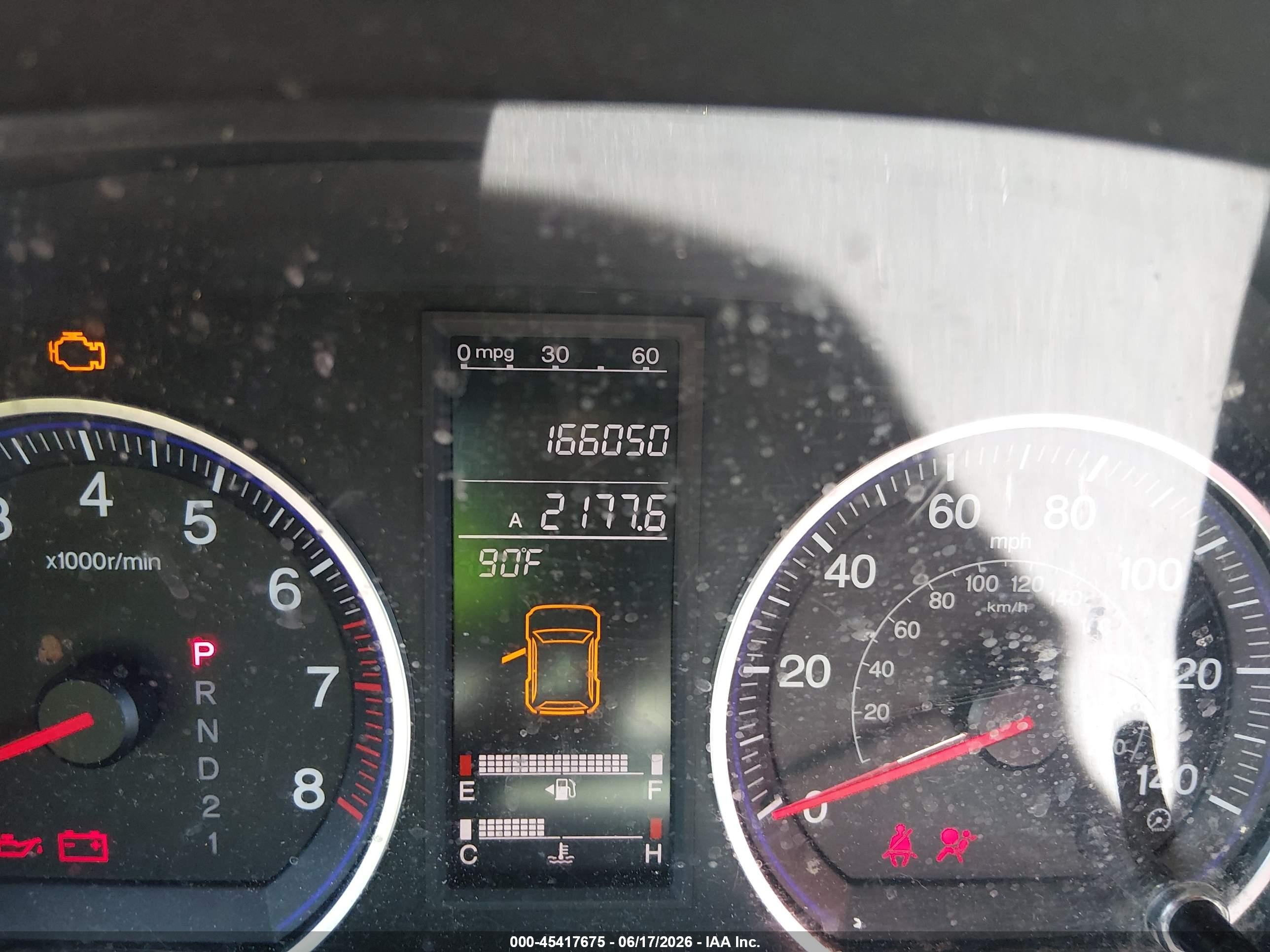 2009 Honda Cr-v Ex Light Blue vin: 3CZRE38509G700310
