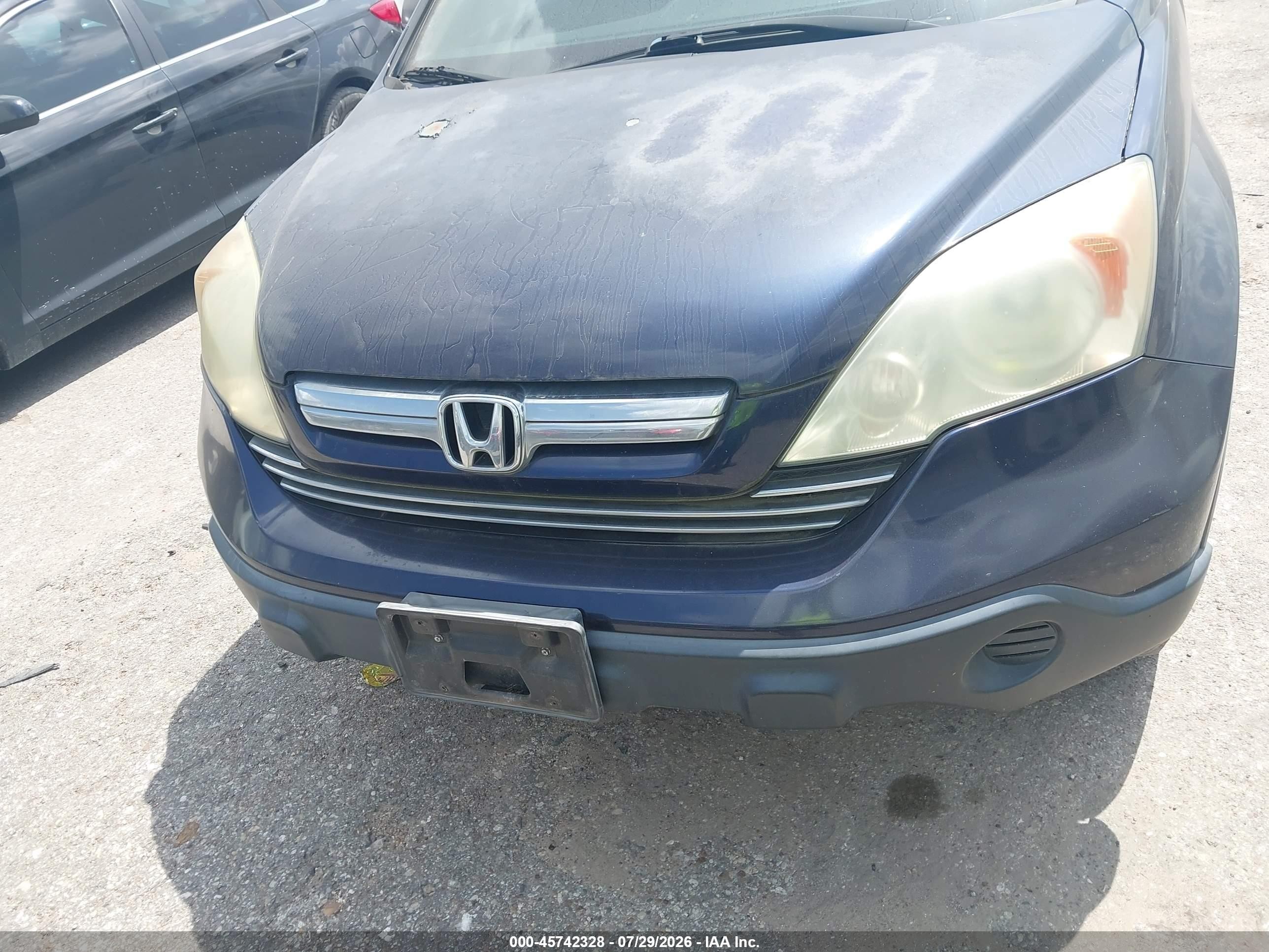 2008 Honda Cr-v Ex Синий vin: 3CZRE38528G702669