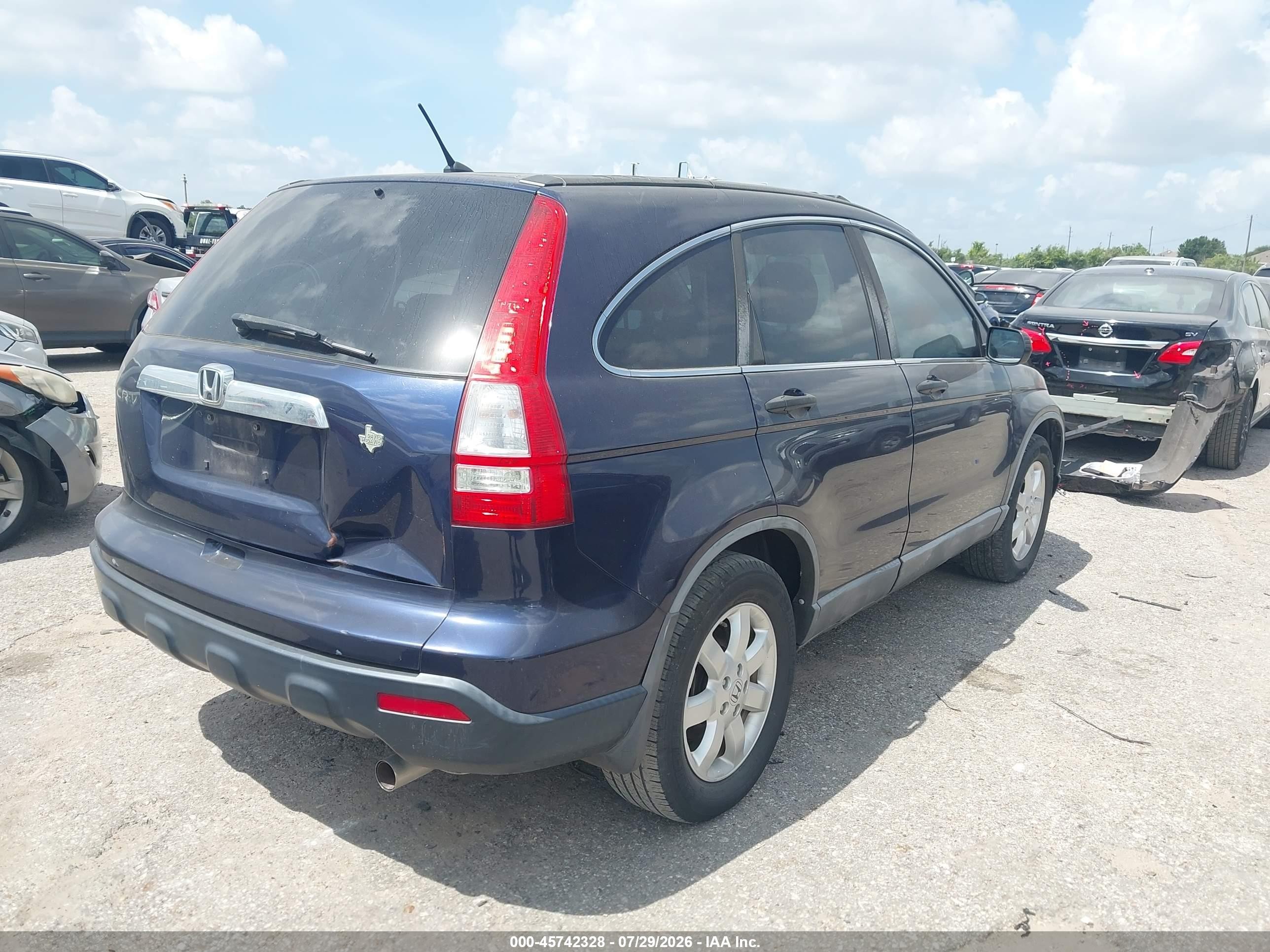 2008 Honda Cr-v Ex Синий vin: 3CZRE38528G702669