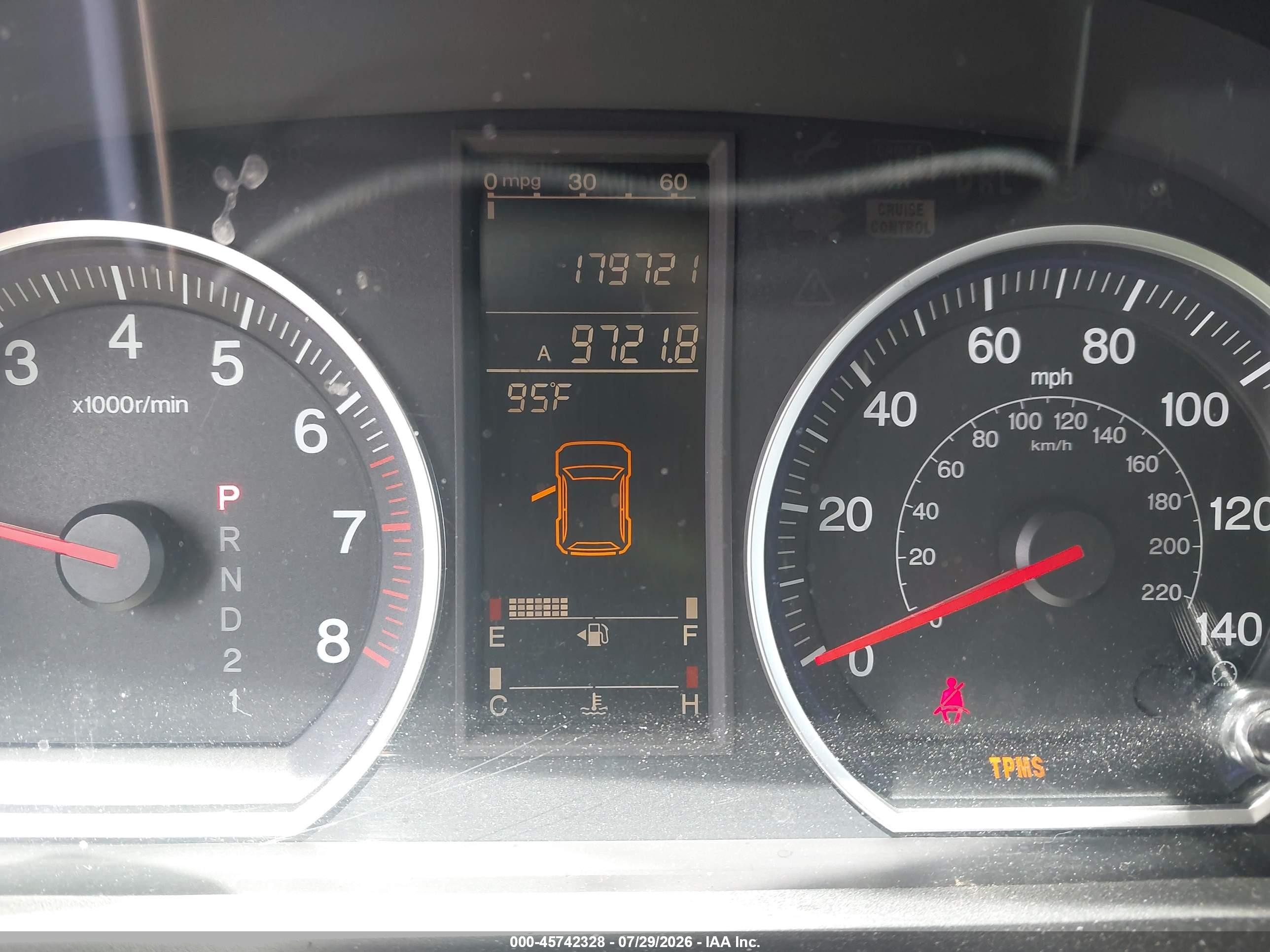 2008 Honda Cr-v Ex Синий vin: 3CZRE38528G702669