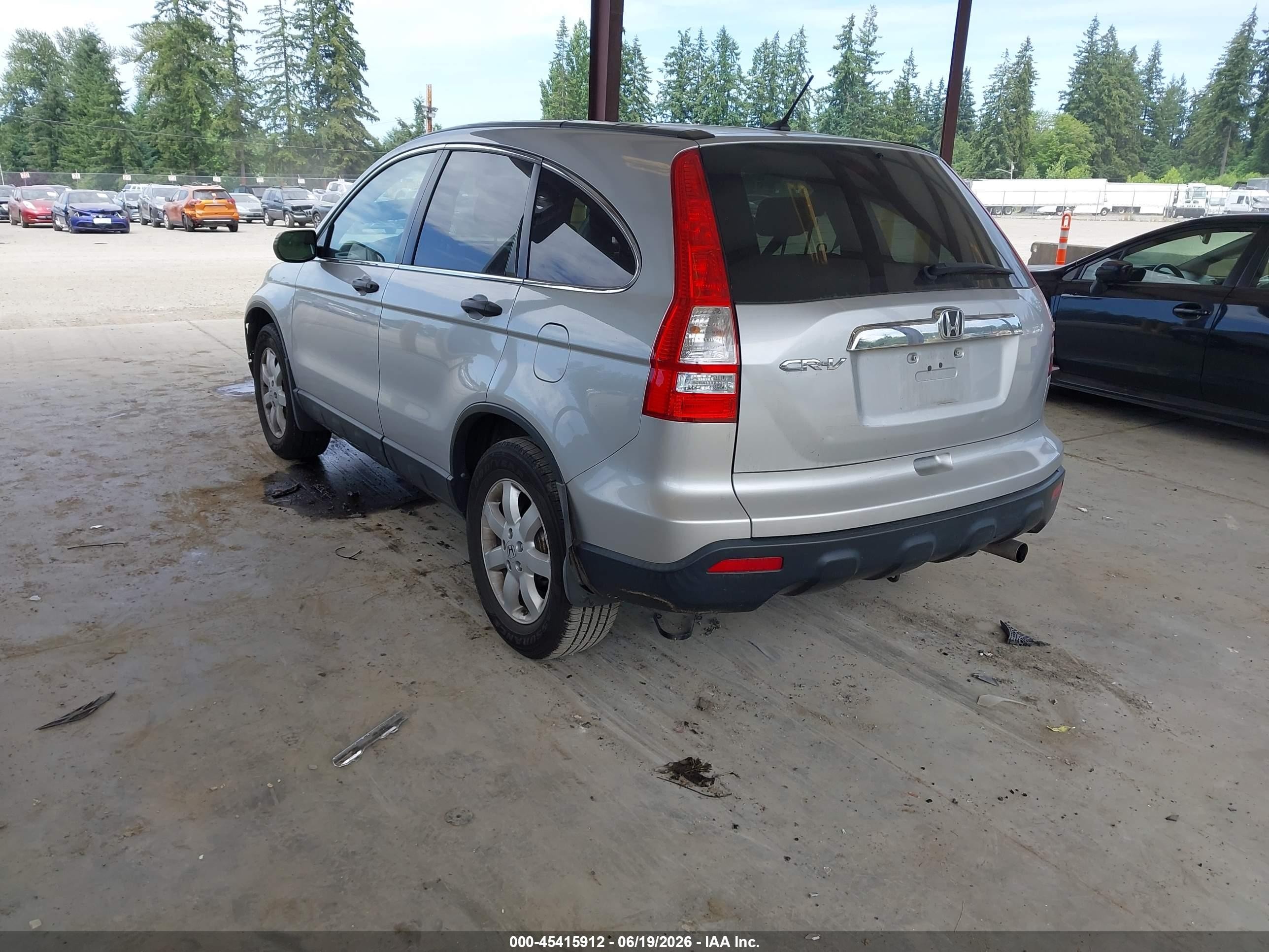 2009 Honda Cr-v Ex Silver vin: 3CZRE38539G705016
