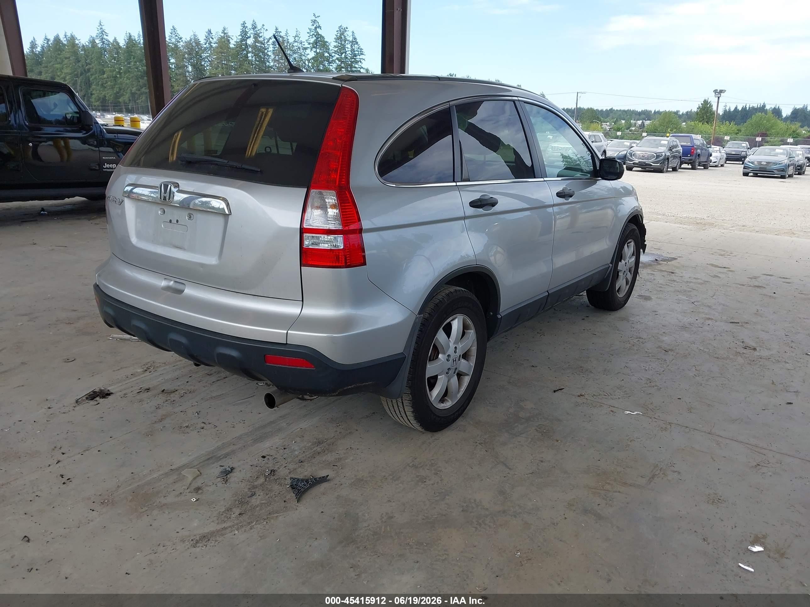 2009 Honda Cr-v Ex Silver vin: 3CZRE38539G705016