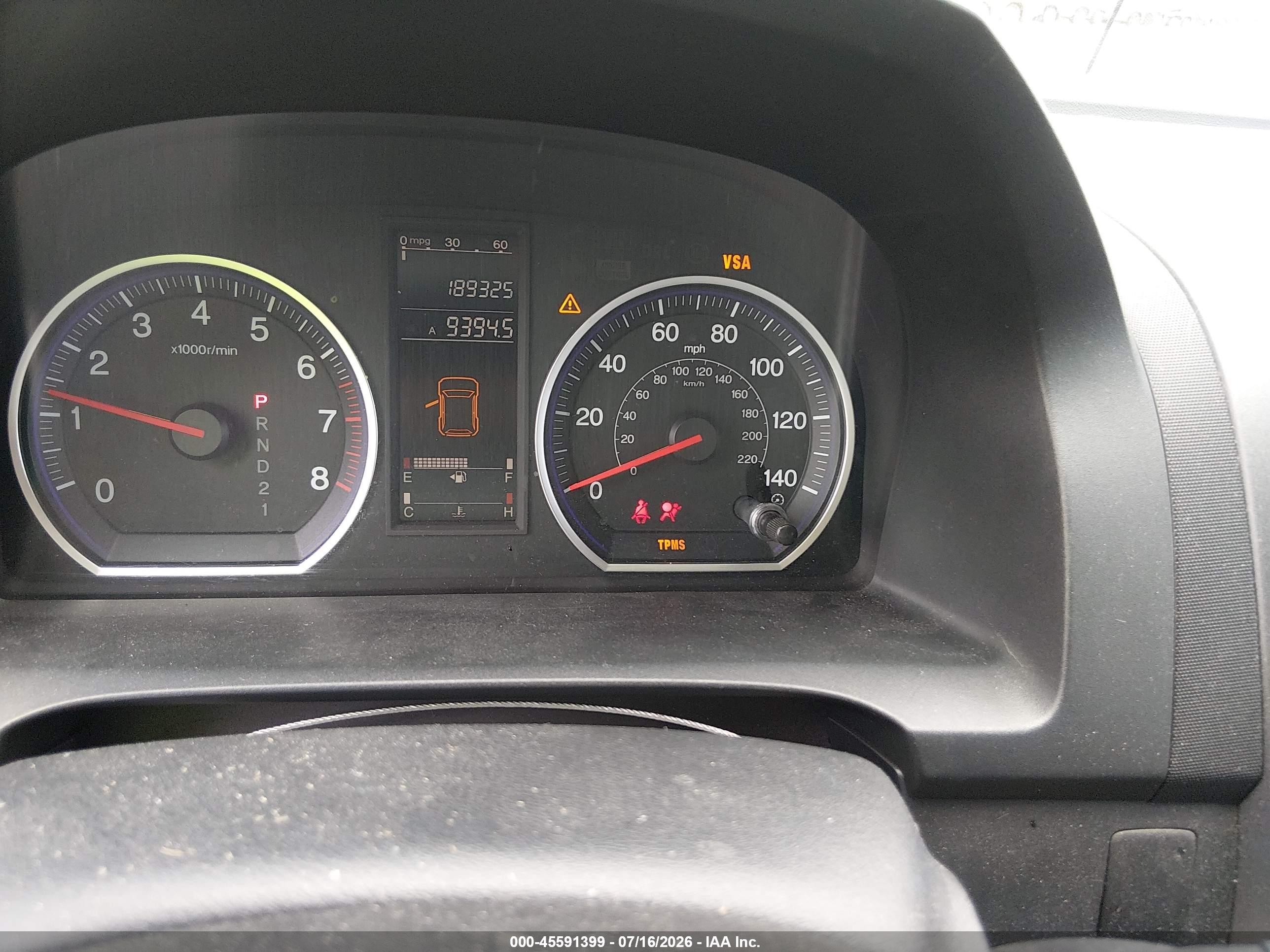 2009 Honda Cr-v Ex White vin: 3CZRE38539G706084