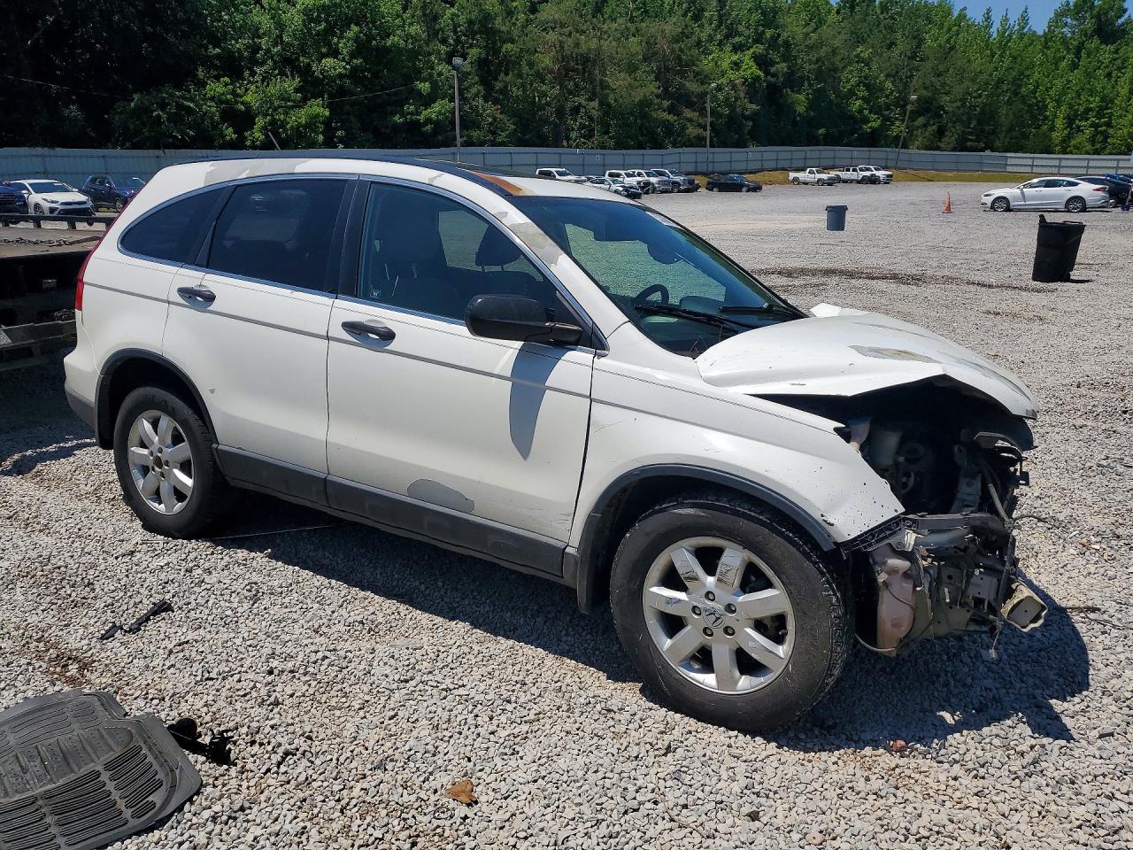 2009 Honda Cr-v Ex White vin: 3CZRE38549G703811