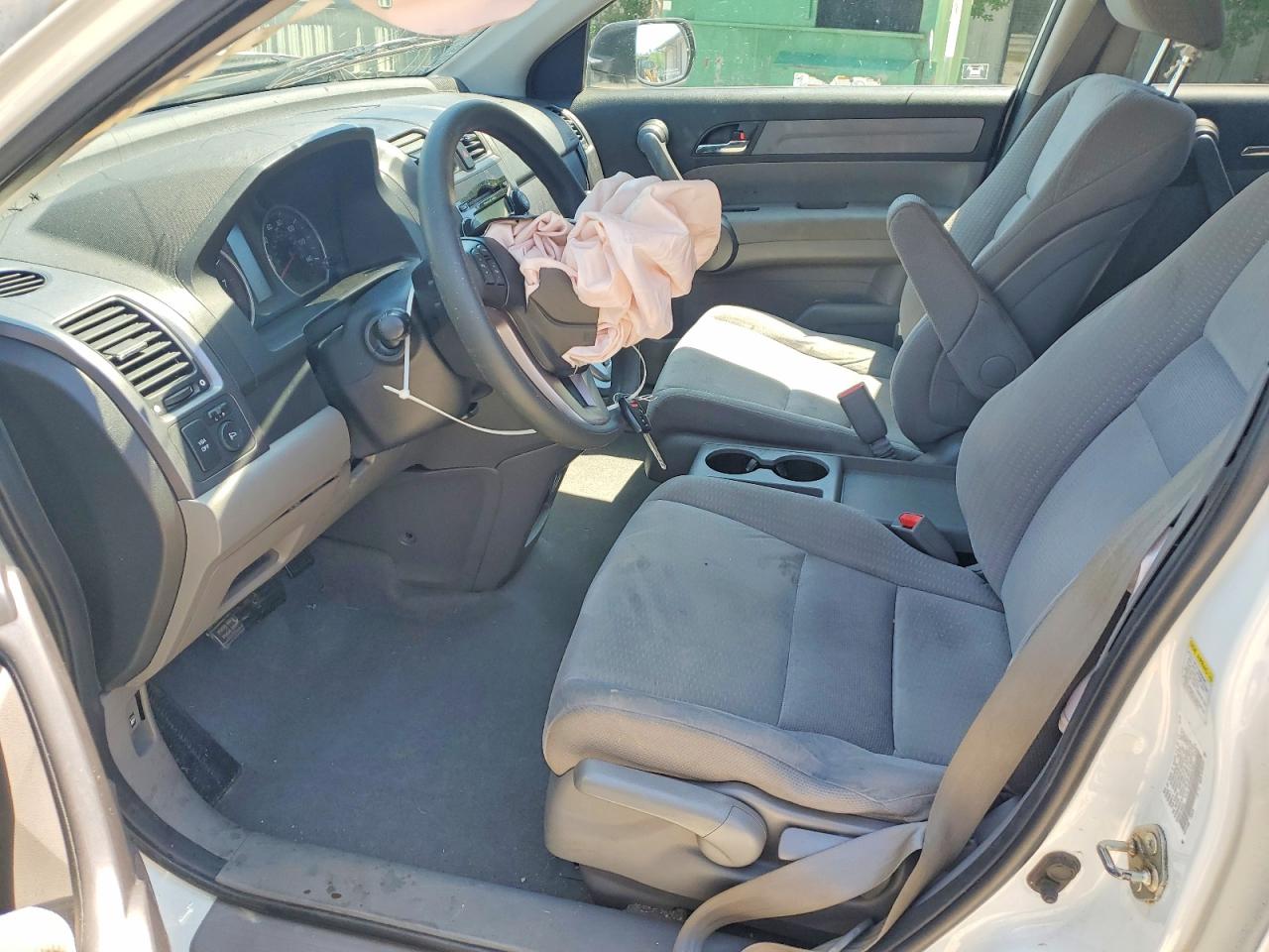 2009 Honda Cr-v Ex White vin: 3CZRE38549G703811