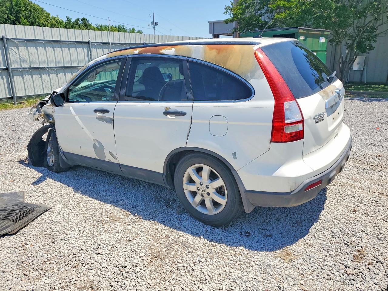 2009 Honda Cr-v Ex White vin: 3CZRE38549G703811