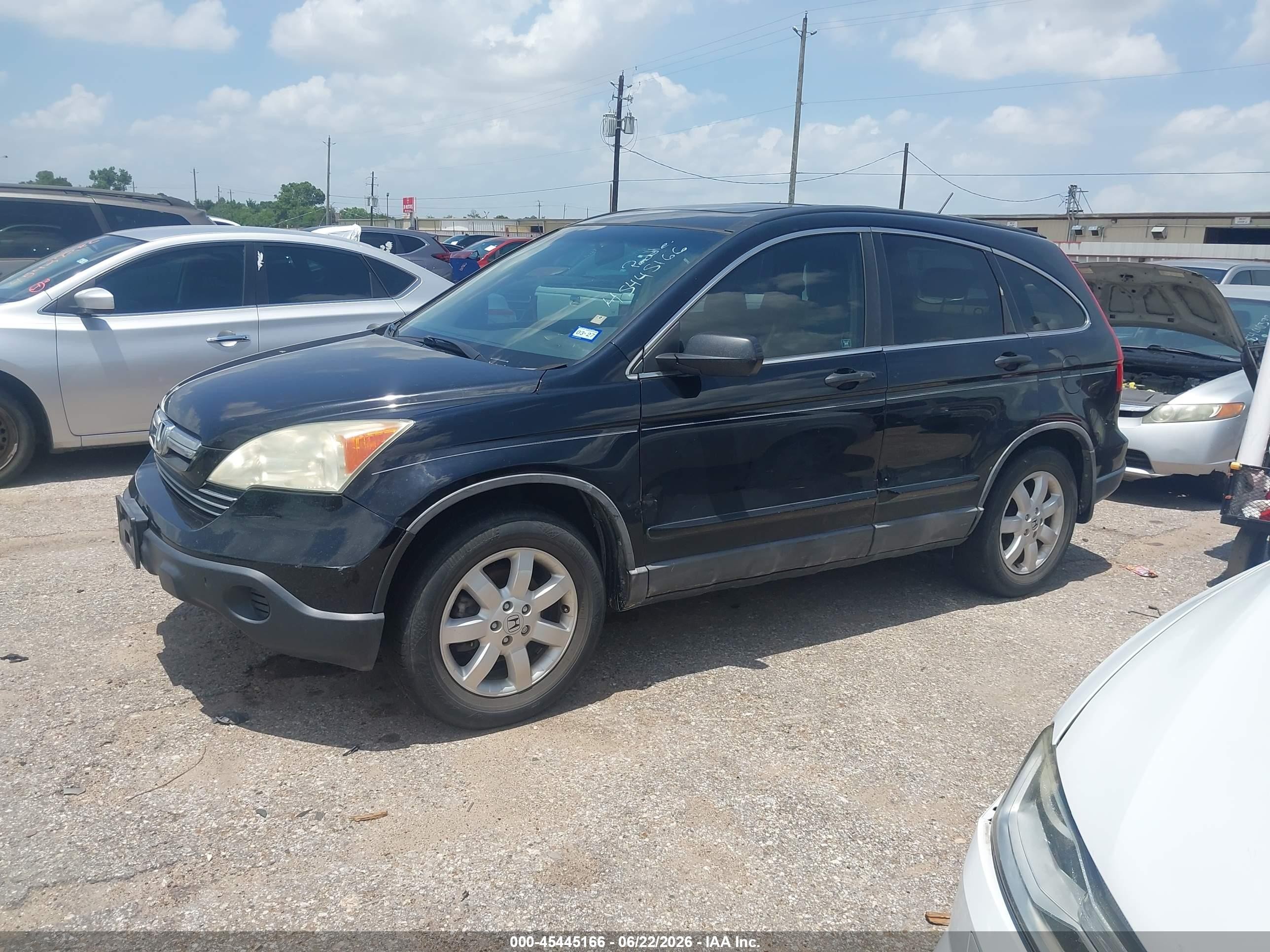 2008 Honda Cr-v Ex Черный vin: 3CZRE38558G702164