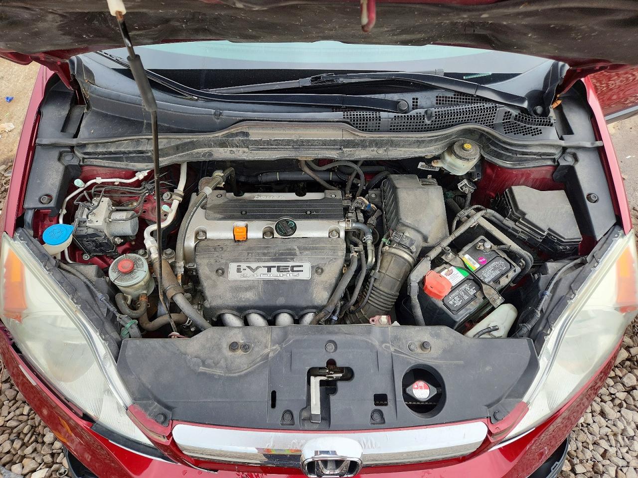 2008 Honda Cr-v Ex Maroon vin: 3CZRE38558G705341