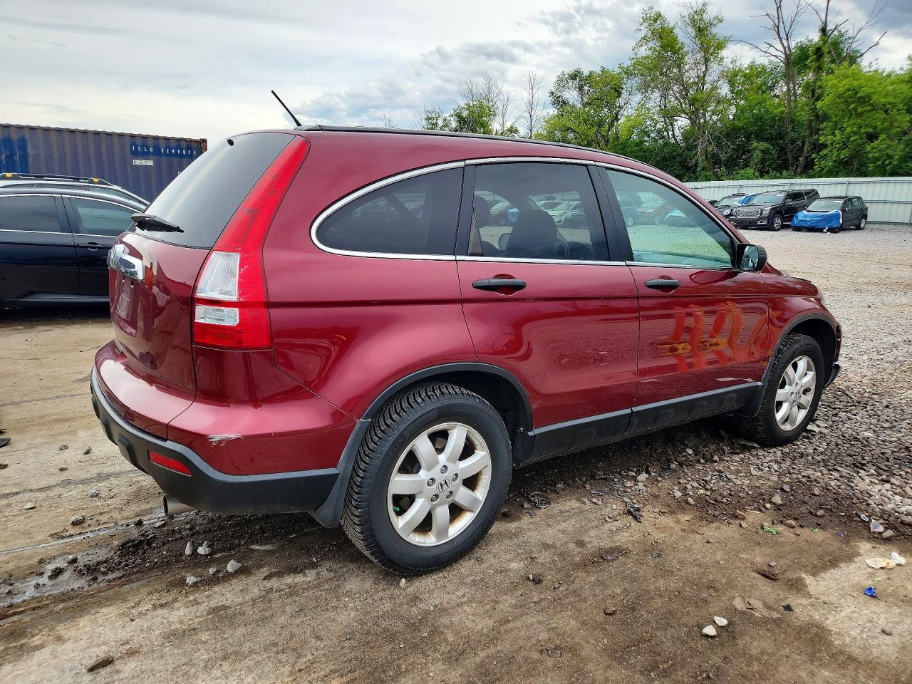 2008 Honda Cr-v Ex Maroon vin: 3CZRE38558G705341