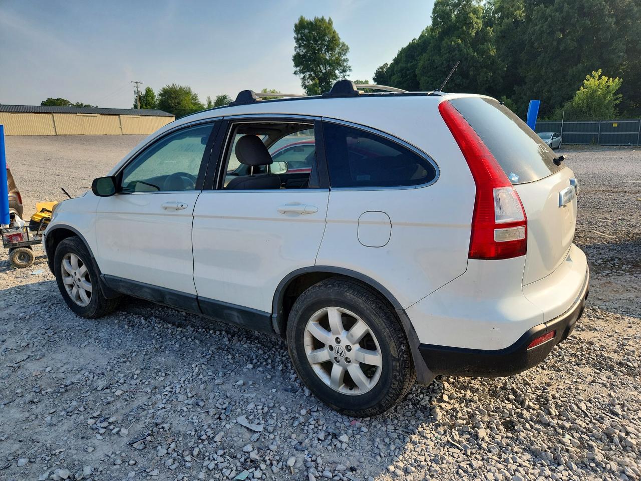 2008 Honda Cr-v Ex White vin: 3CZRE38558G706991